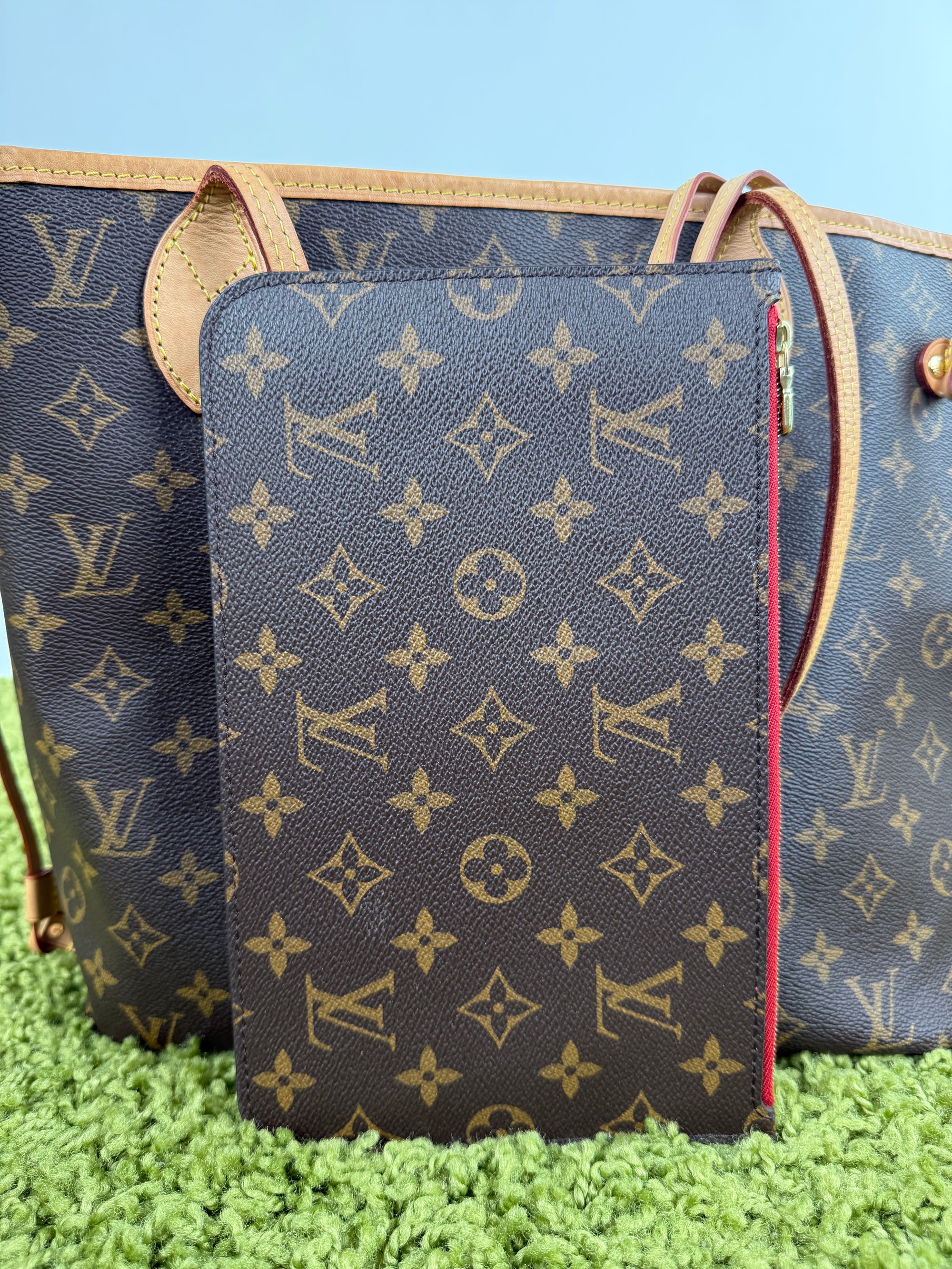 Borsa Neverfull GM Mon Monogram Louis Vuitton Marrone