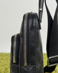 Zaino Monospalla Avenue Louis Vuitton Nero