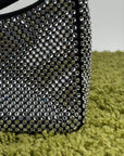 Borsa Prada Re Edition Nera con Cristalli