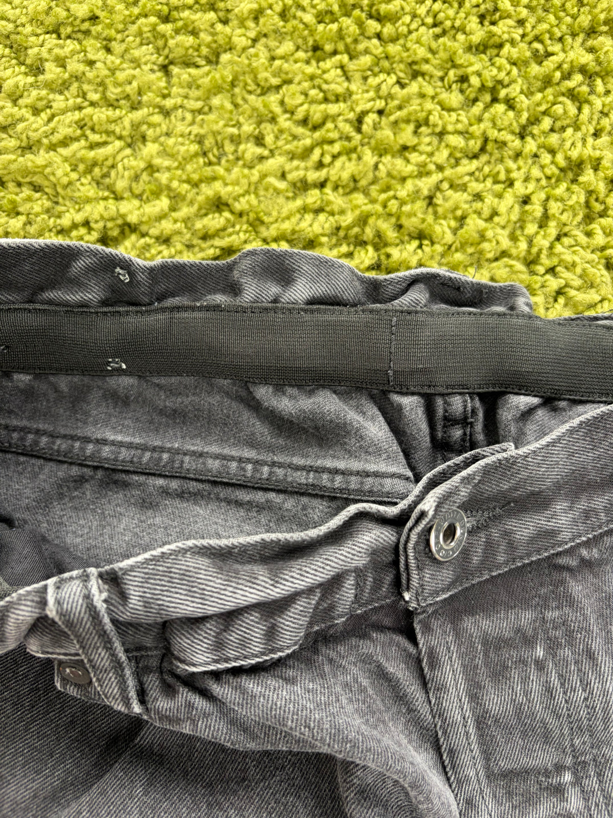Jeans Off White in Denim Nero 34