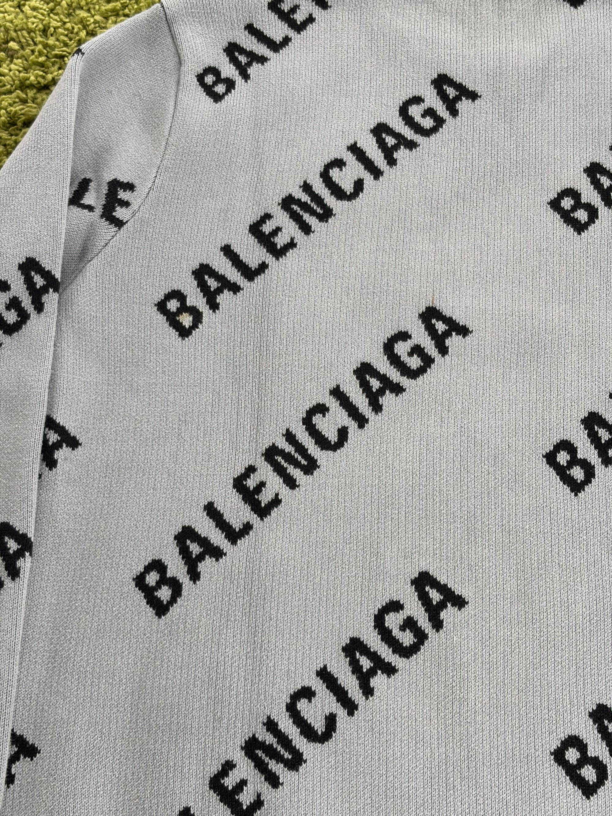 Maglione Balenciaga Size L veste XL grigio e nero