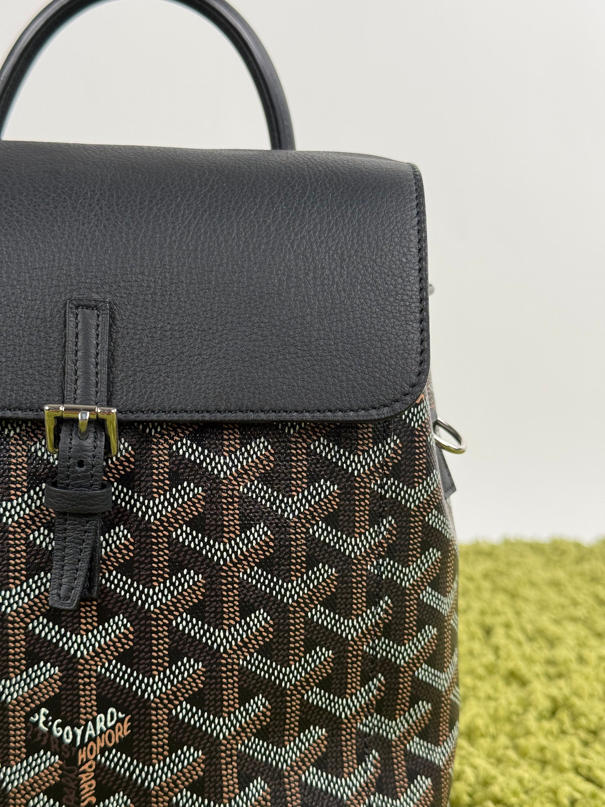 Zaino Goyard Alpin Mini in tela Goyardine Goyard Nero