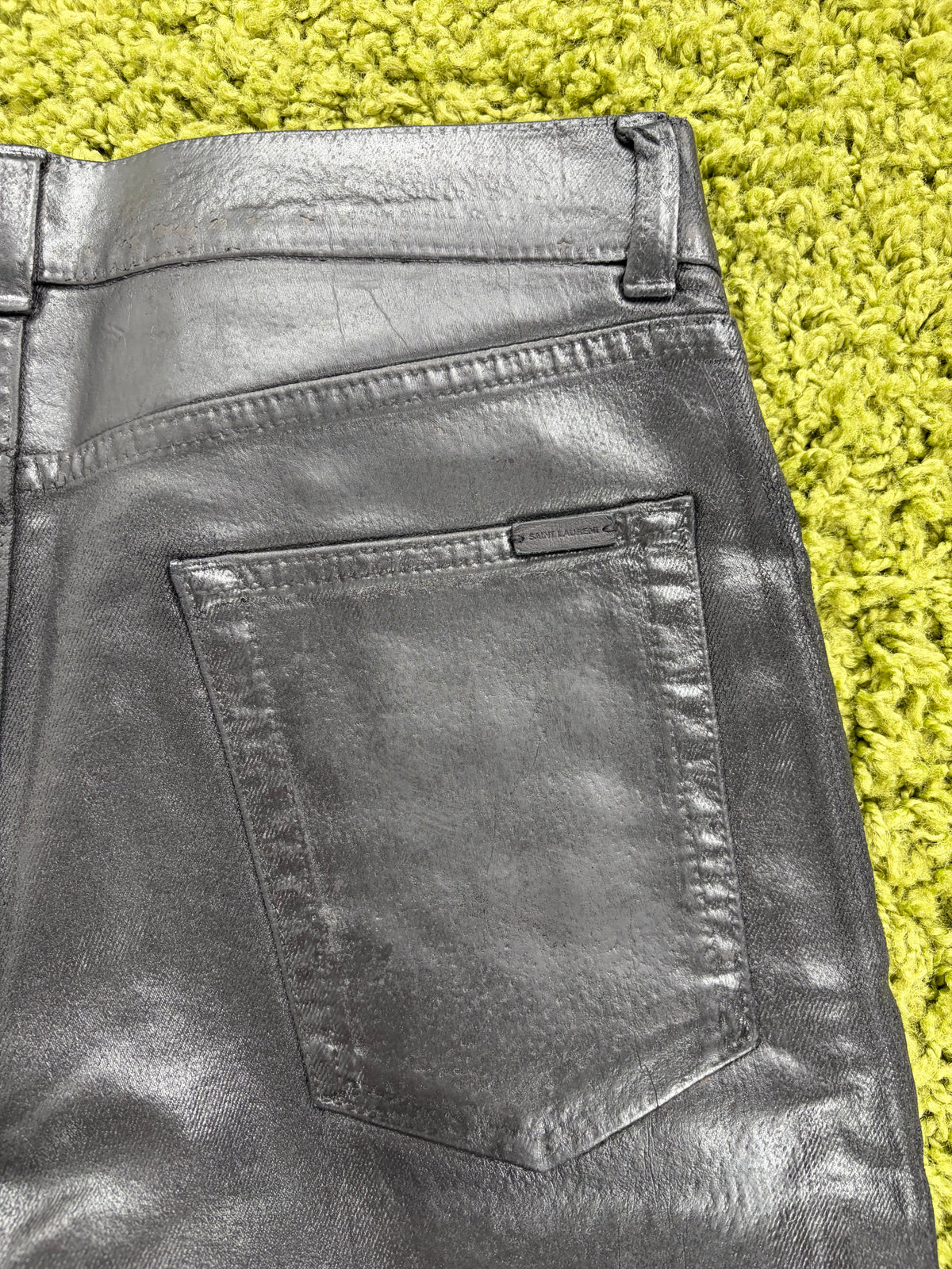 Jeans Yves Saint Laurent D24 oil coated Nero 30