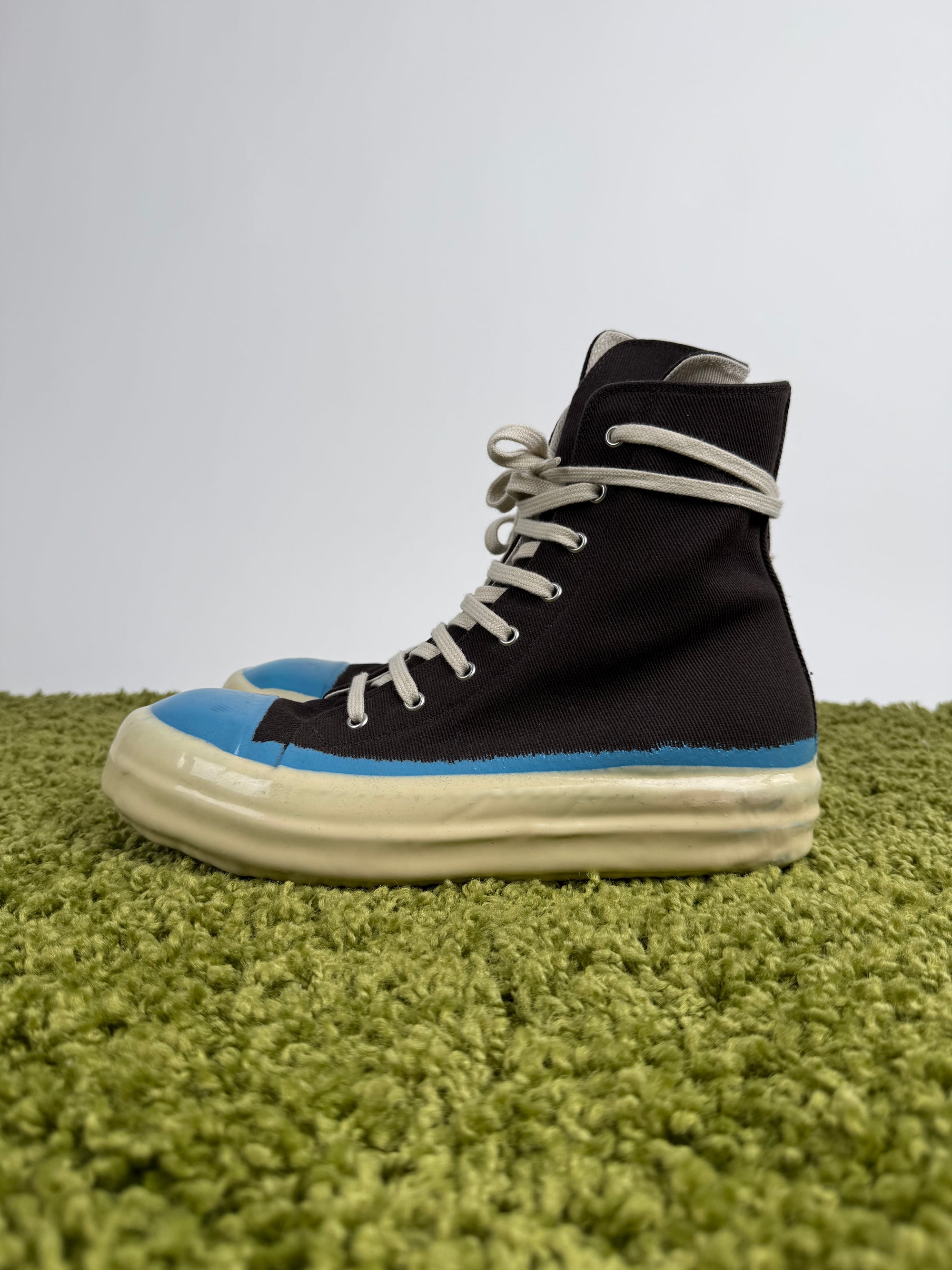 Rick Owens Alte con suola rivestita in gomma 44