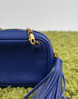 Borsa a spalla Saint Laurent Baby LoubBlu