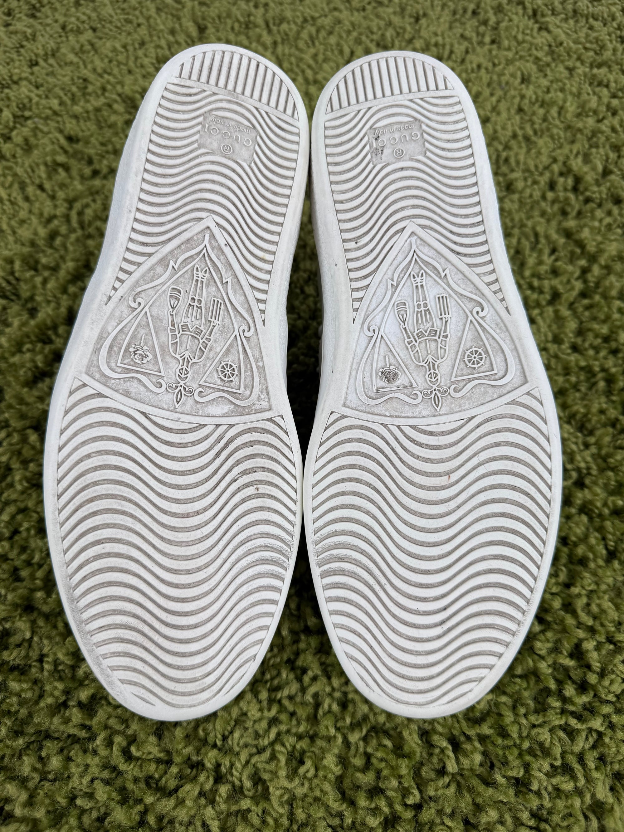 Gucci Ace con strappo Bianche 7