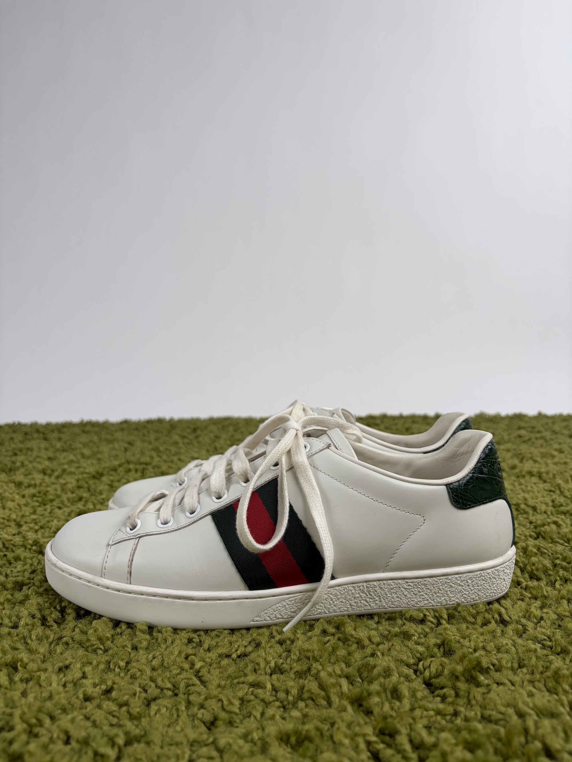 Gucci Ace Size 39 bianche verdi e rosse