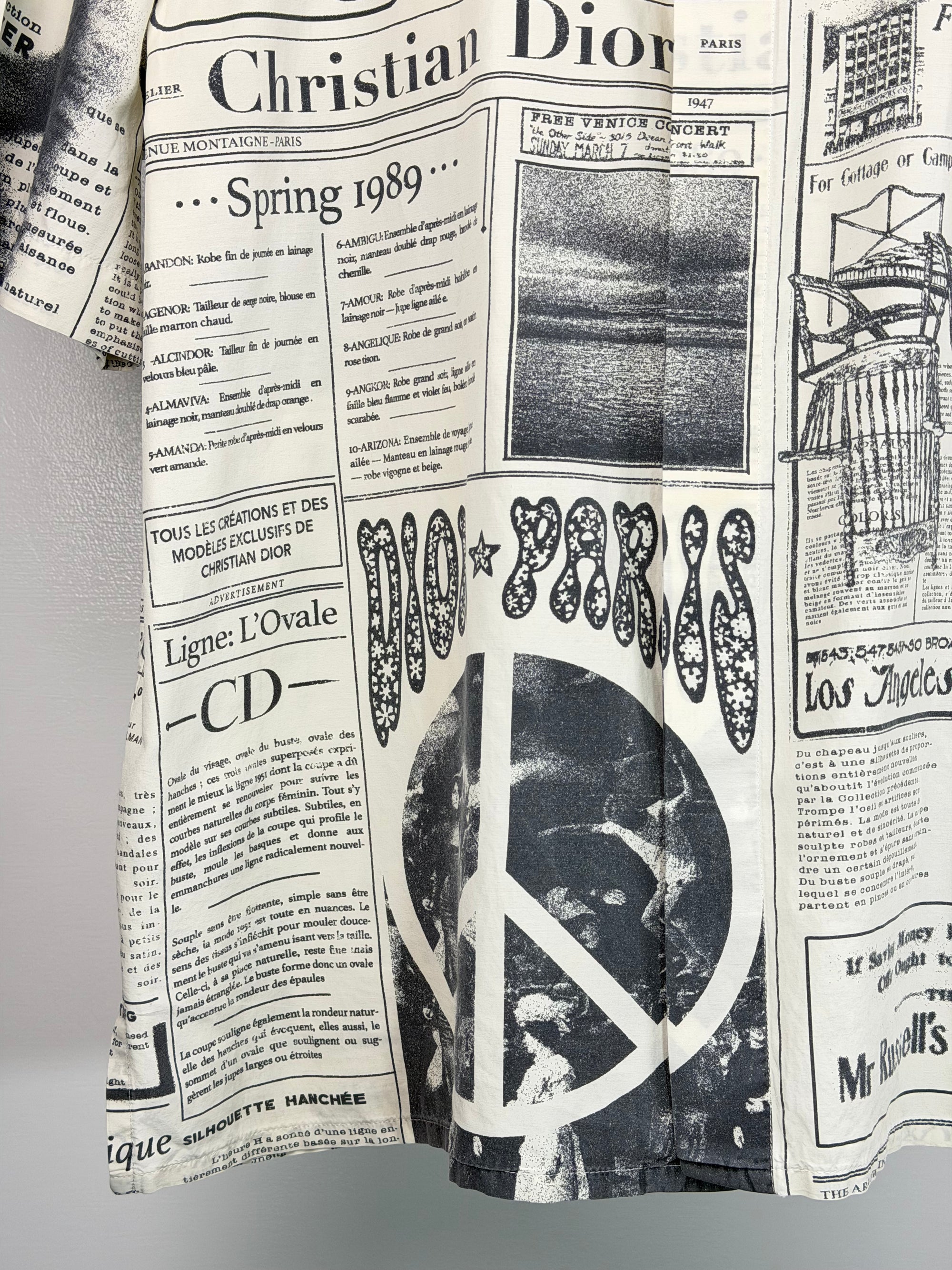 Camicia Dior Size 41 bianca e nera