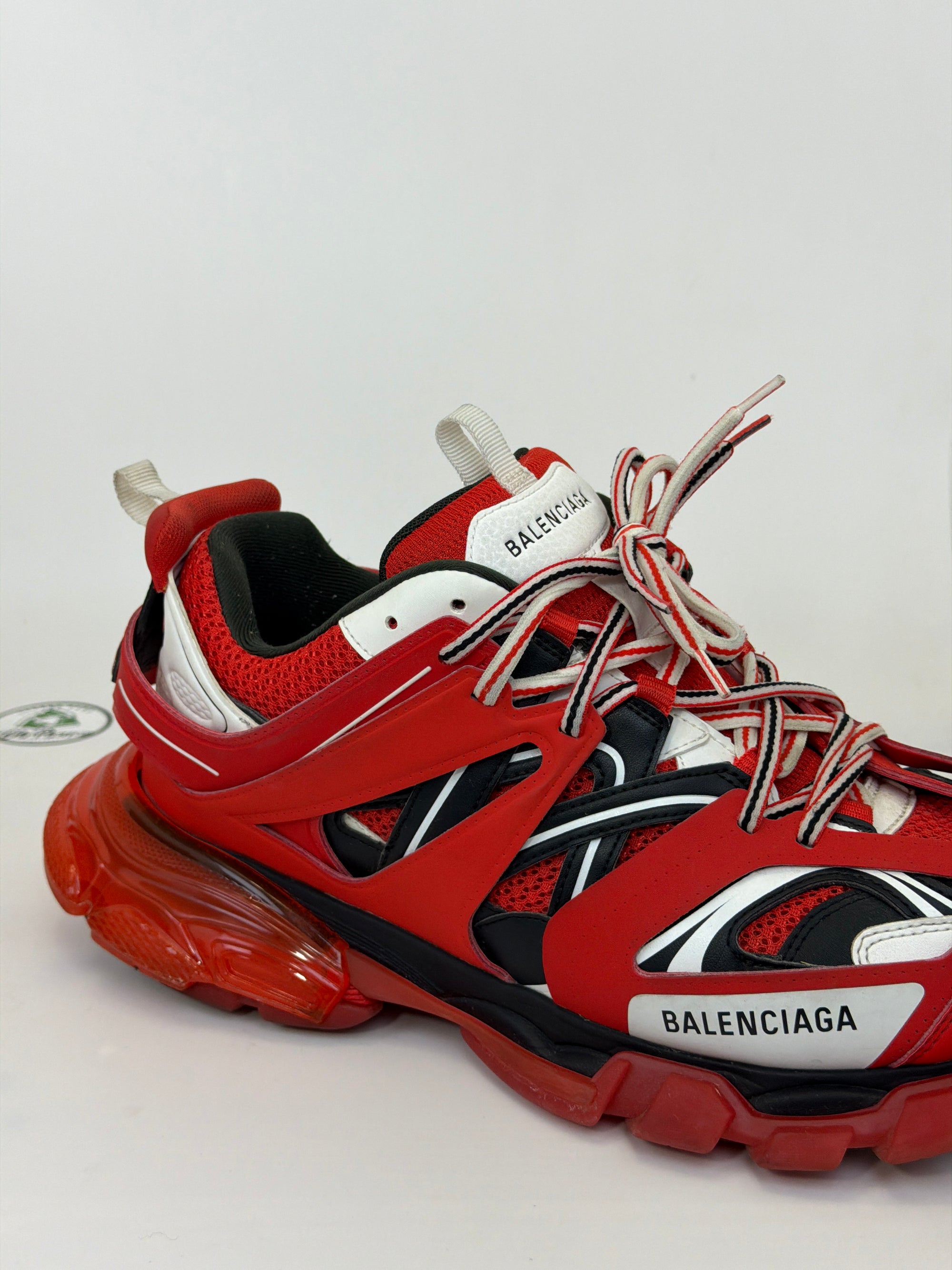 Balenciaga Track Size 44 rossa bianca e nera