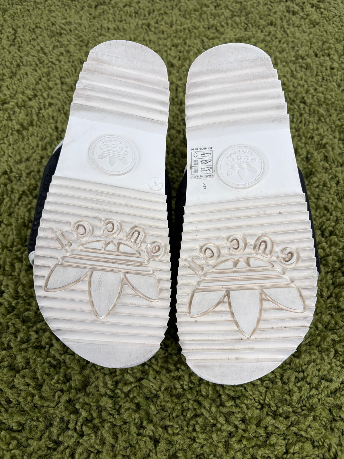 Sandali Platform Gucci X Adidas Nero 6