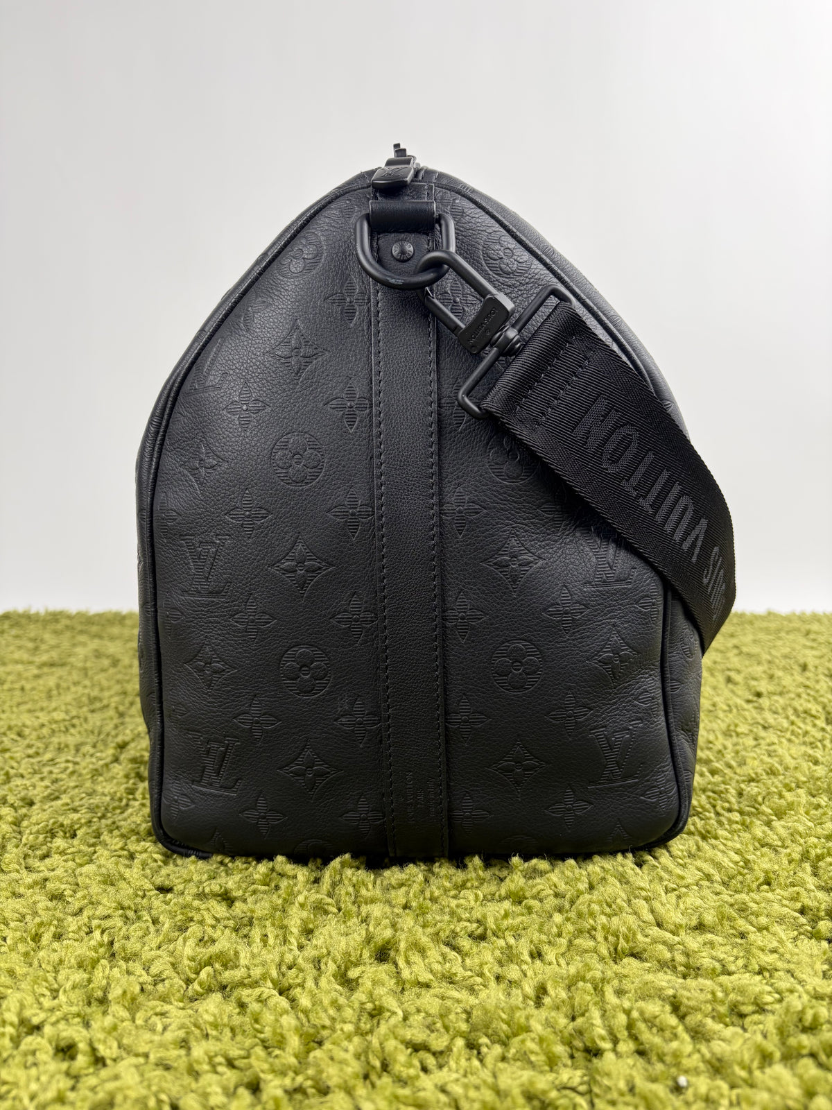 Borsone keepall Louis Vuitton Bandoulière 50 Nera