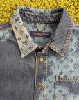 Giacca Louis Vuitton Monogram Halftone Denim L