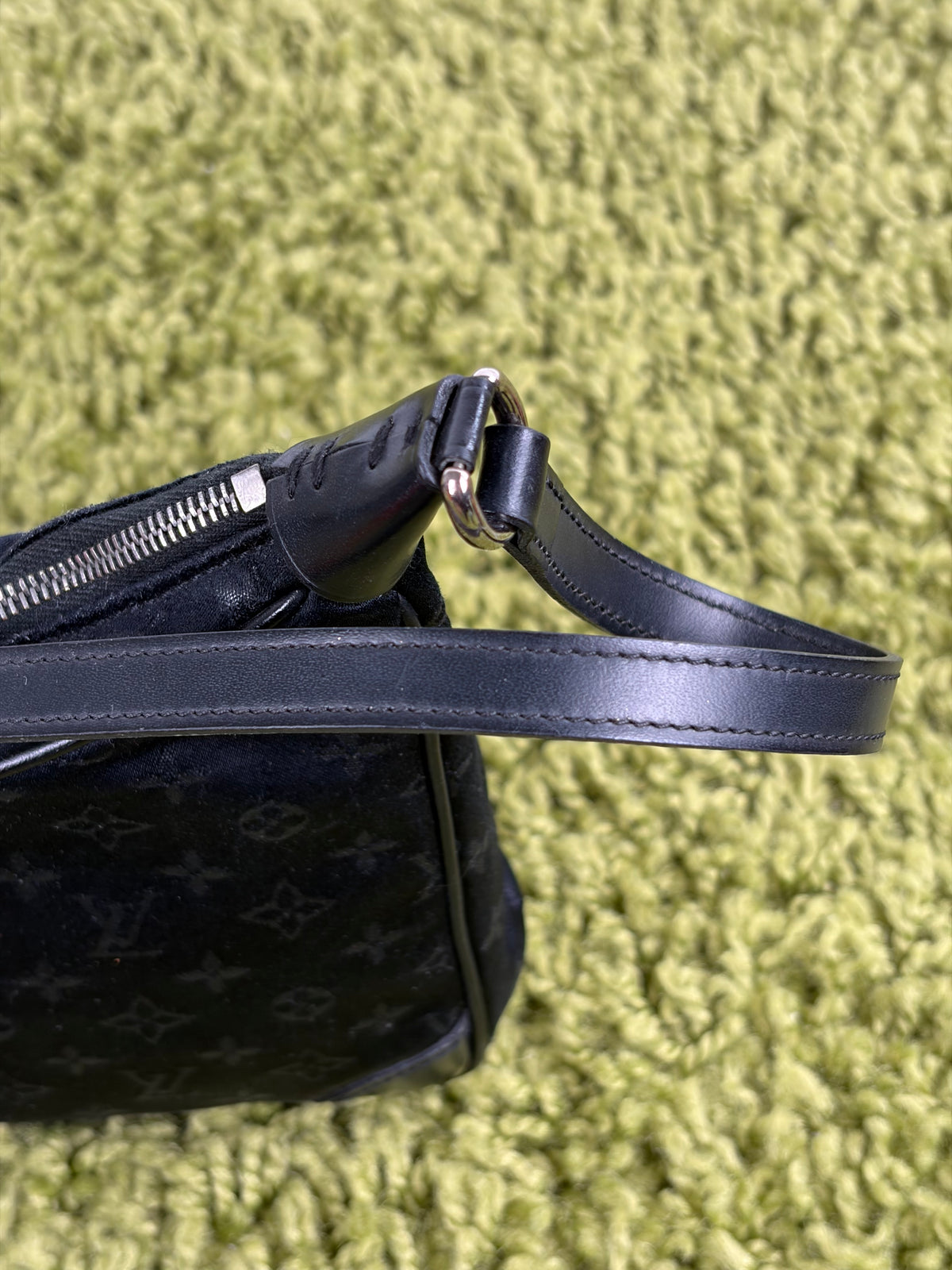 Borsa Louis Vuitton Satin Mini Boulogne Nera