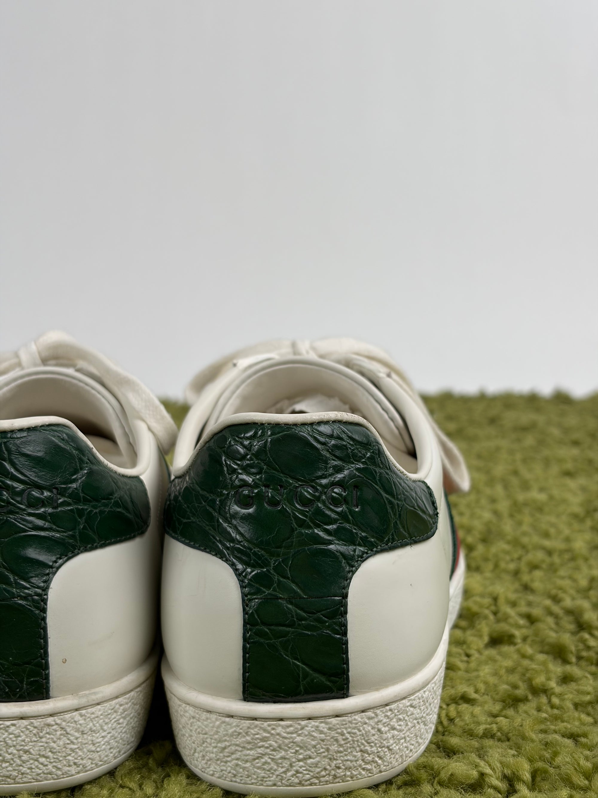 Gucci Ace Size 39 bianche verdi e rosse