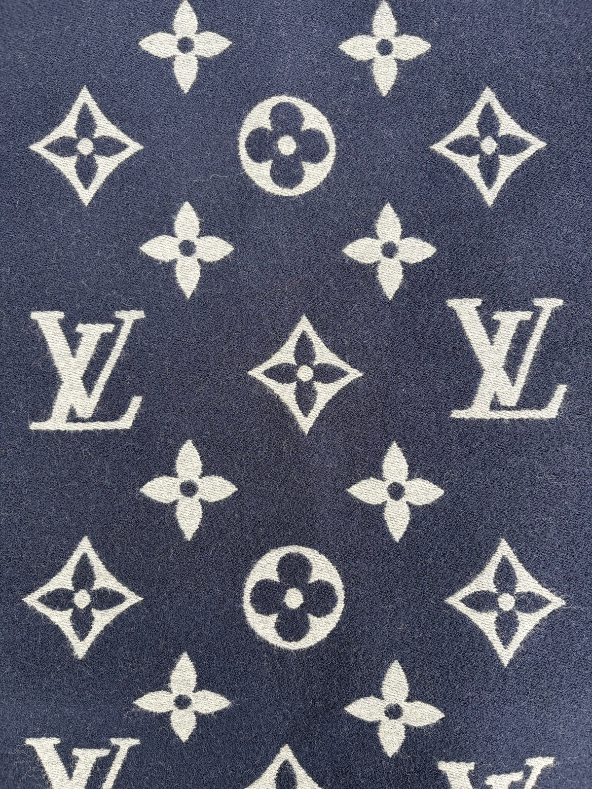 Sciarpa Louis Vuitton Monogram  Blu Grigia