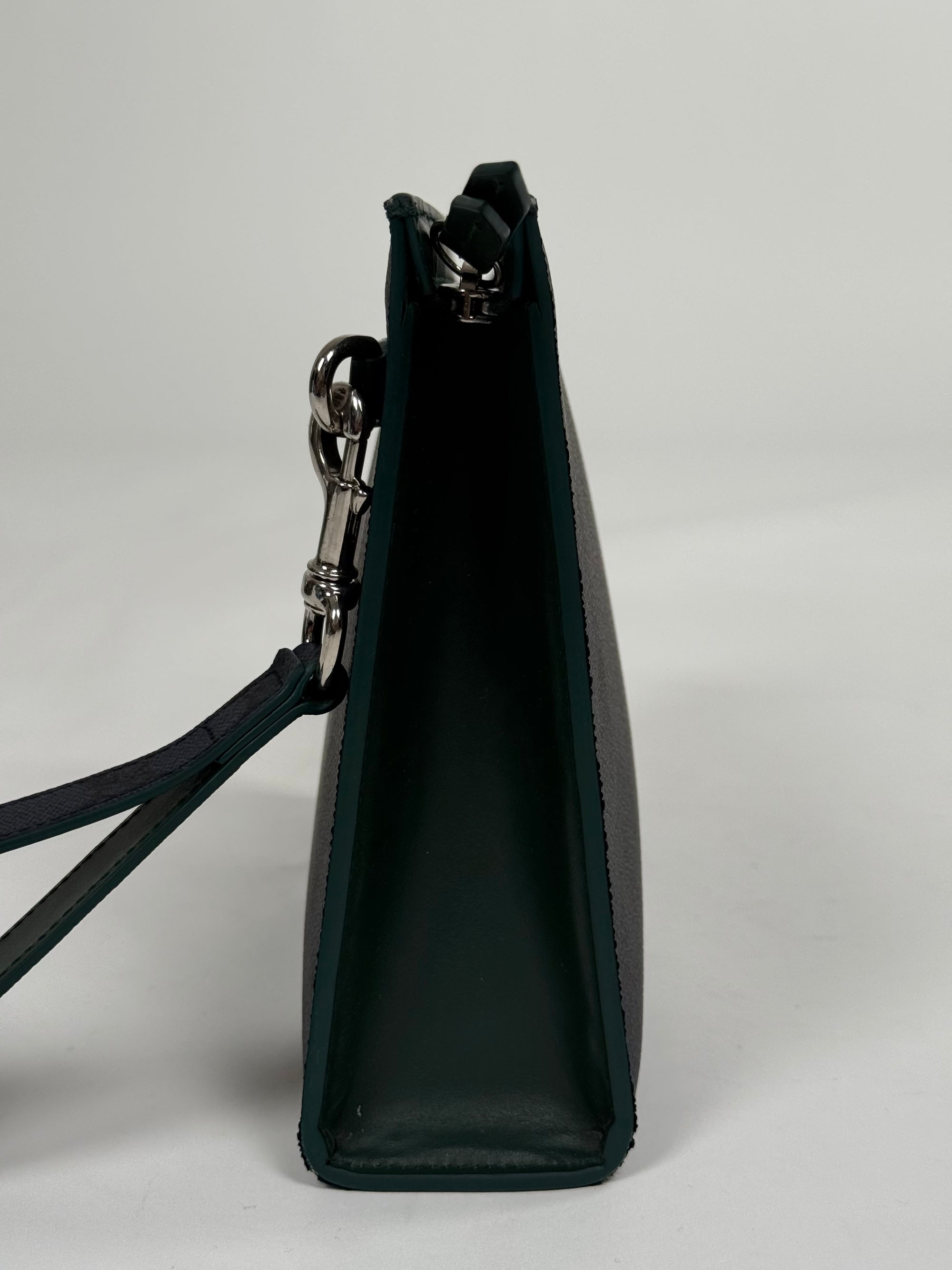 Pochette Gucci blu e verde