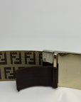 Cintura Fendi reversibile beige e marrone Size 85