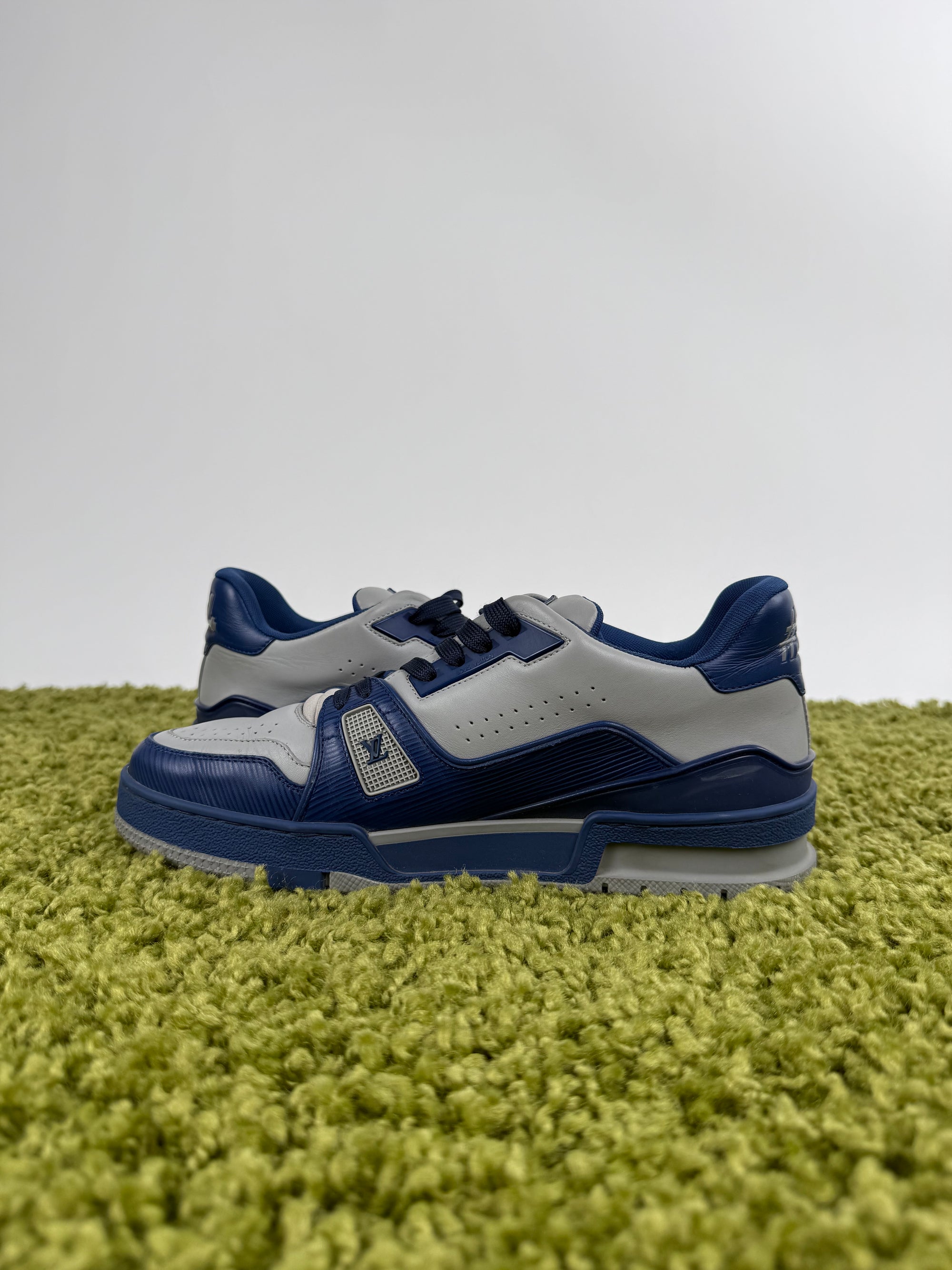 Louis Vuitton Trainer Blu Grigio 6