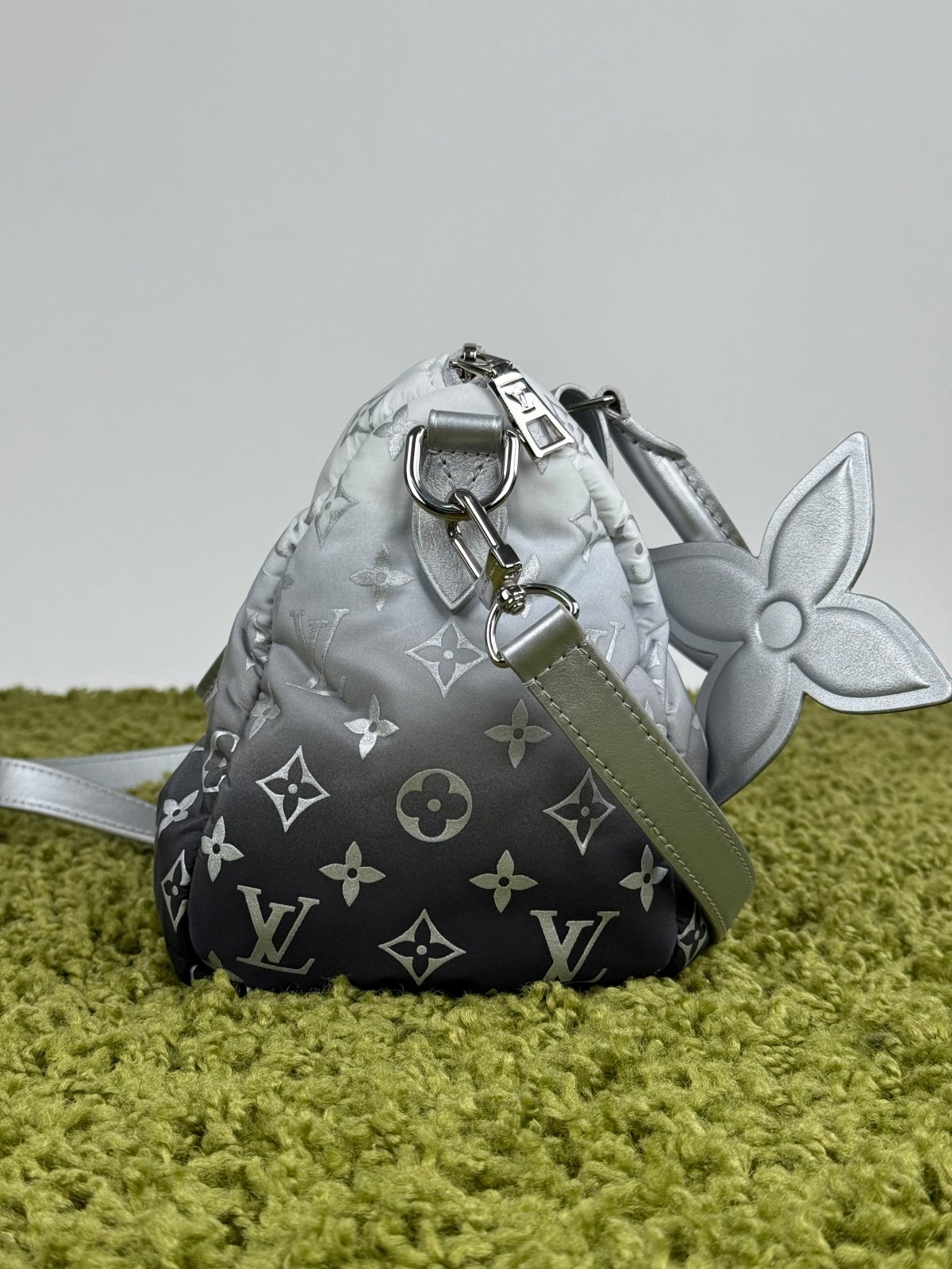 Borsa Louis Vuitton Sky Speedy Bandoulière 25 Grigio Multicolor - Second Hand Di Fiore