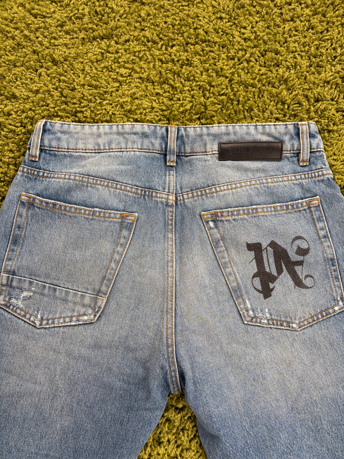Jeans distressed Palm Angels in Denim 32