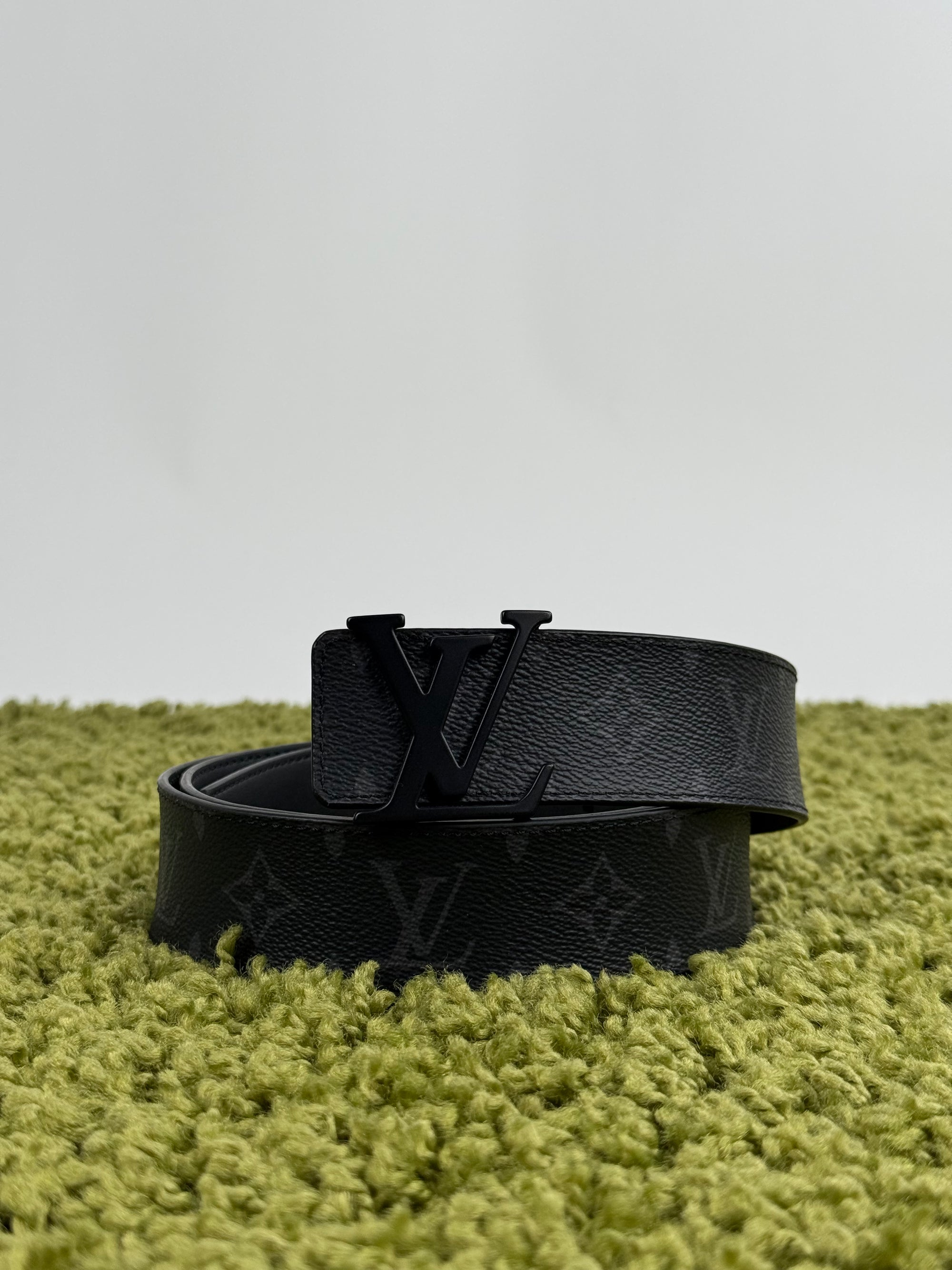 Cintura Louis Vuitton In pelle Nera 110cm