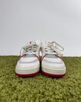 Louis Vuitton Trainer Bianca Rossa 9.5
