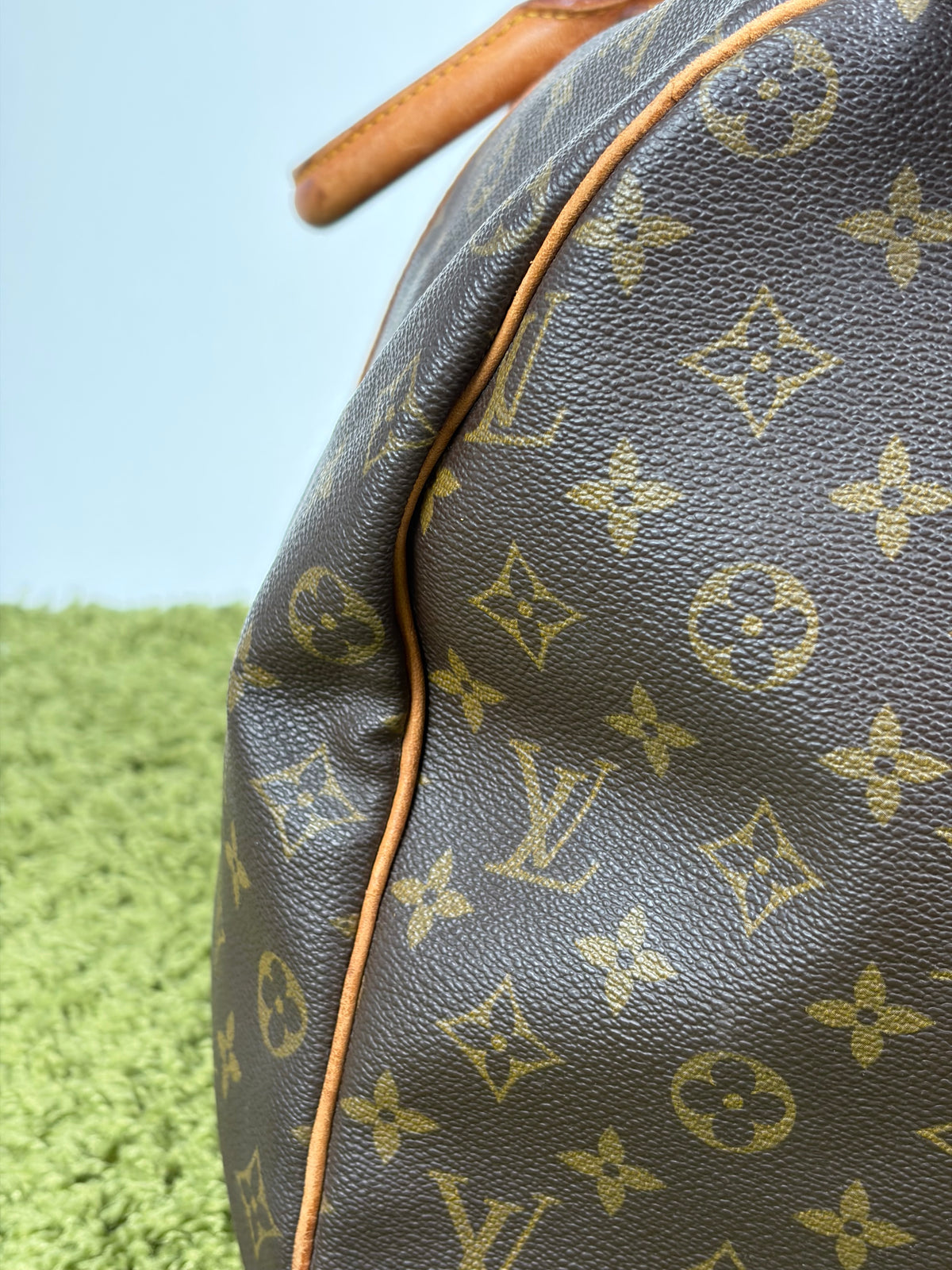 Borsone da viaggio Keepal Louis Vuitton Marrone