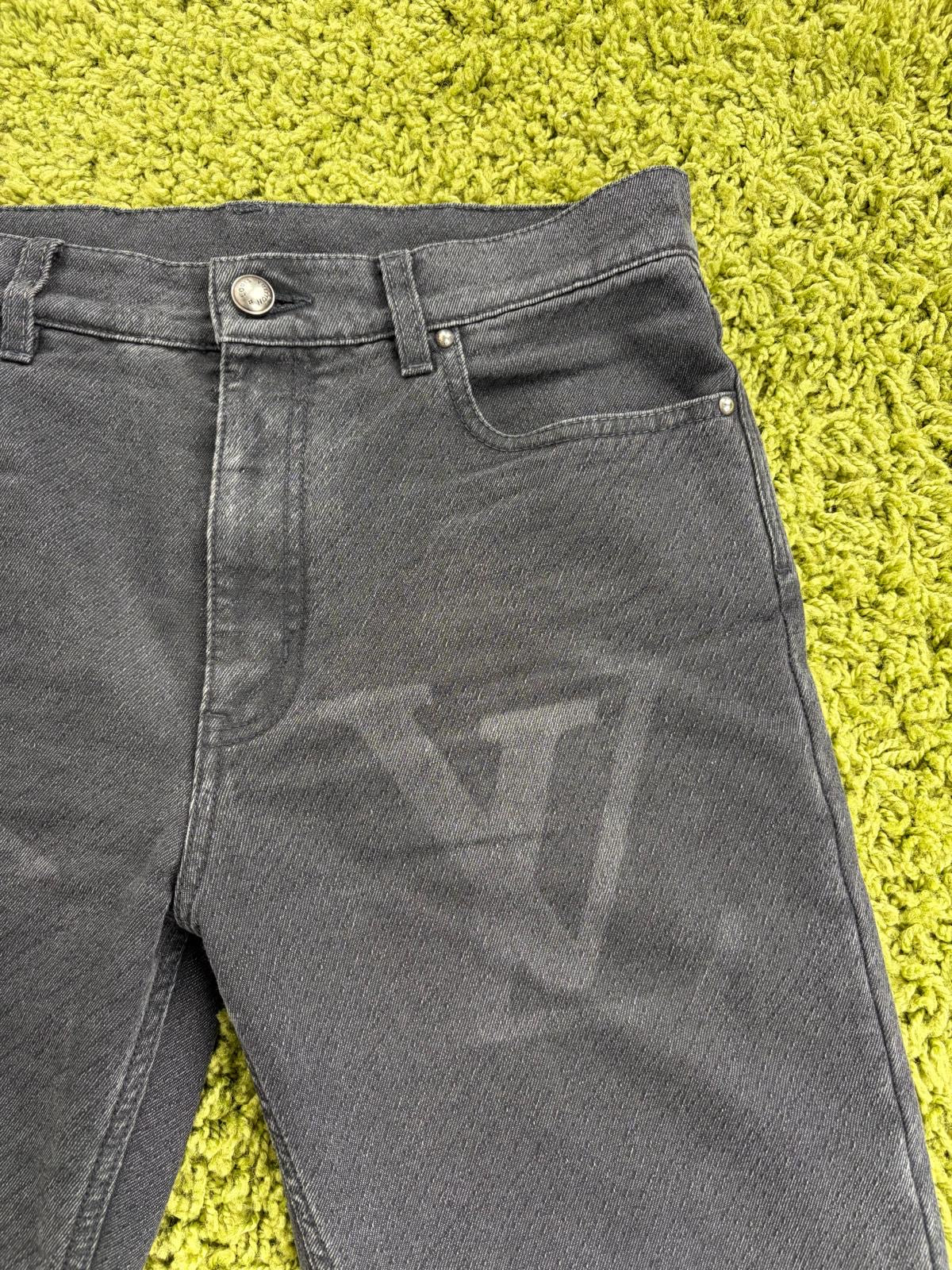 Jeans Louis Vuitton in denim Grigio 30
