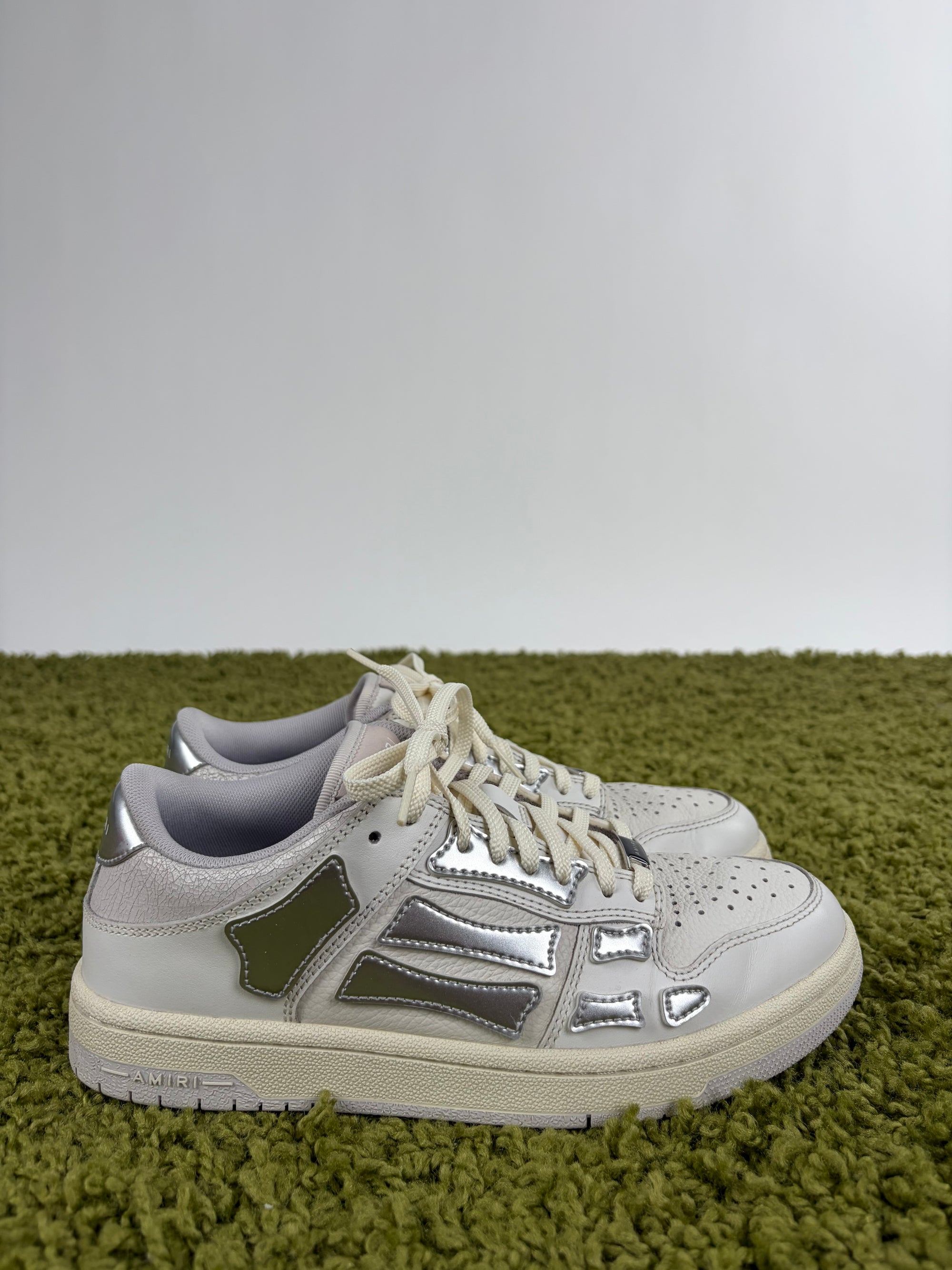 Amiri skeleton Size 38 bianche e argento