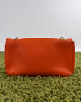 Borsa Ferragamo Gancini Chain Arancione