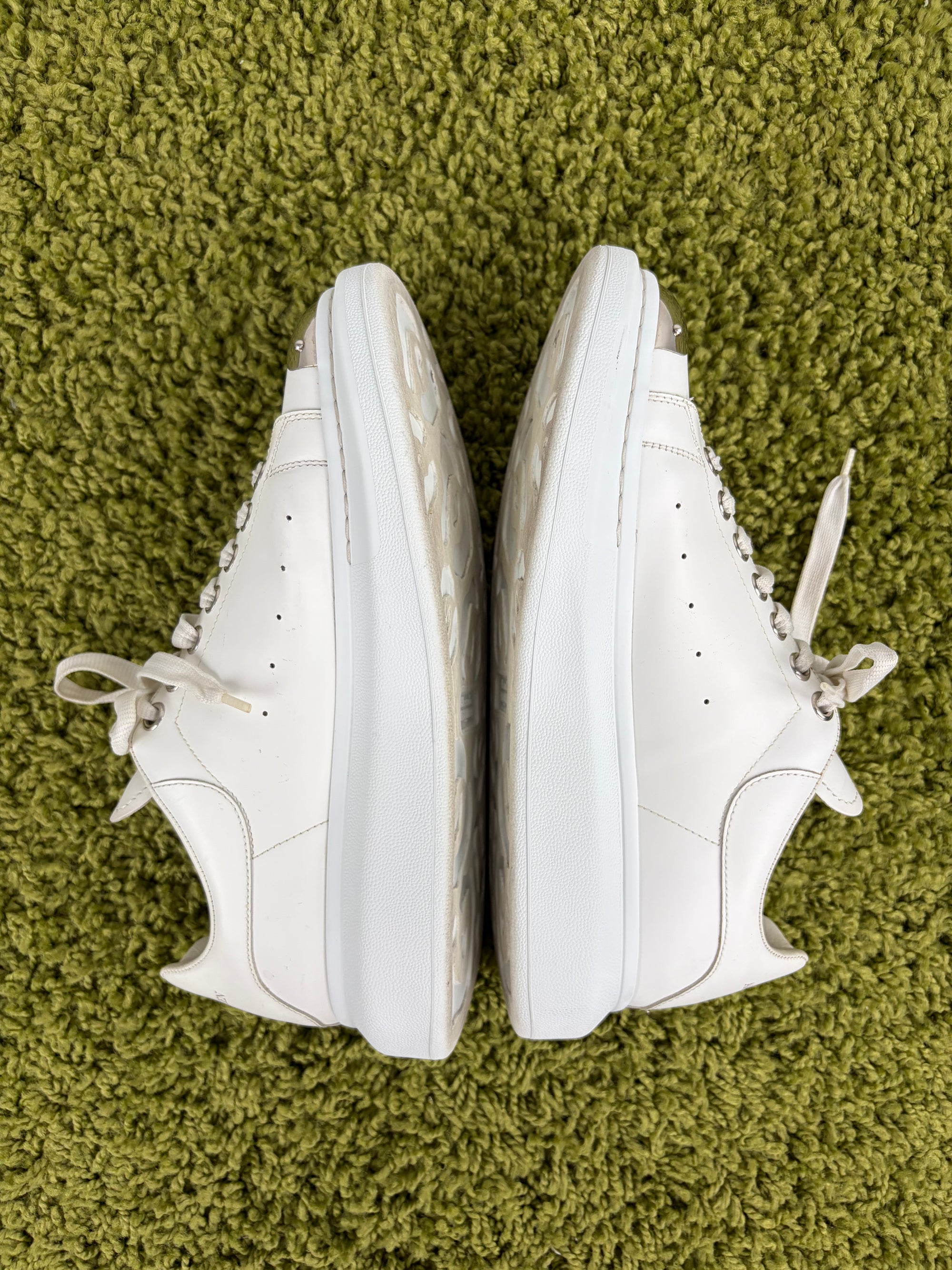Mcqueen Size 42 bianche e argento