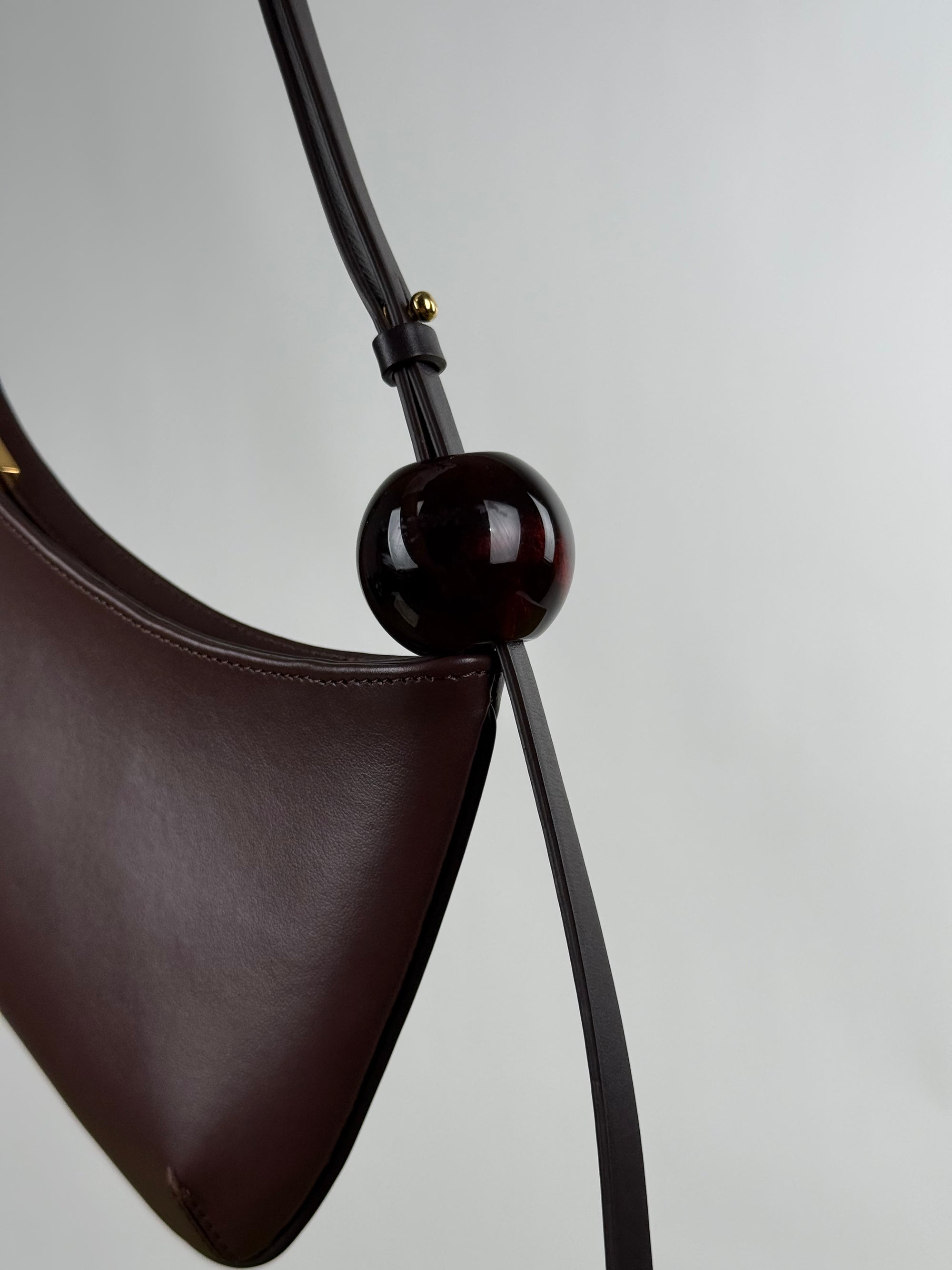 Borsa La Bisou Perle Jacquemus Marrone