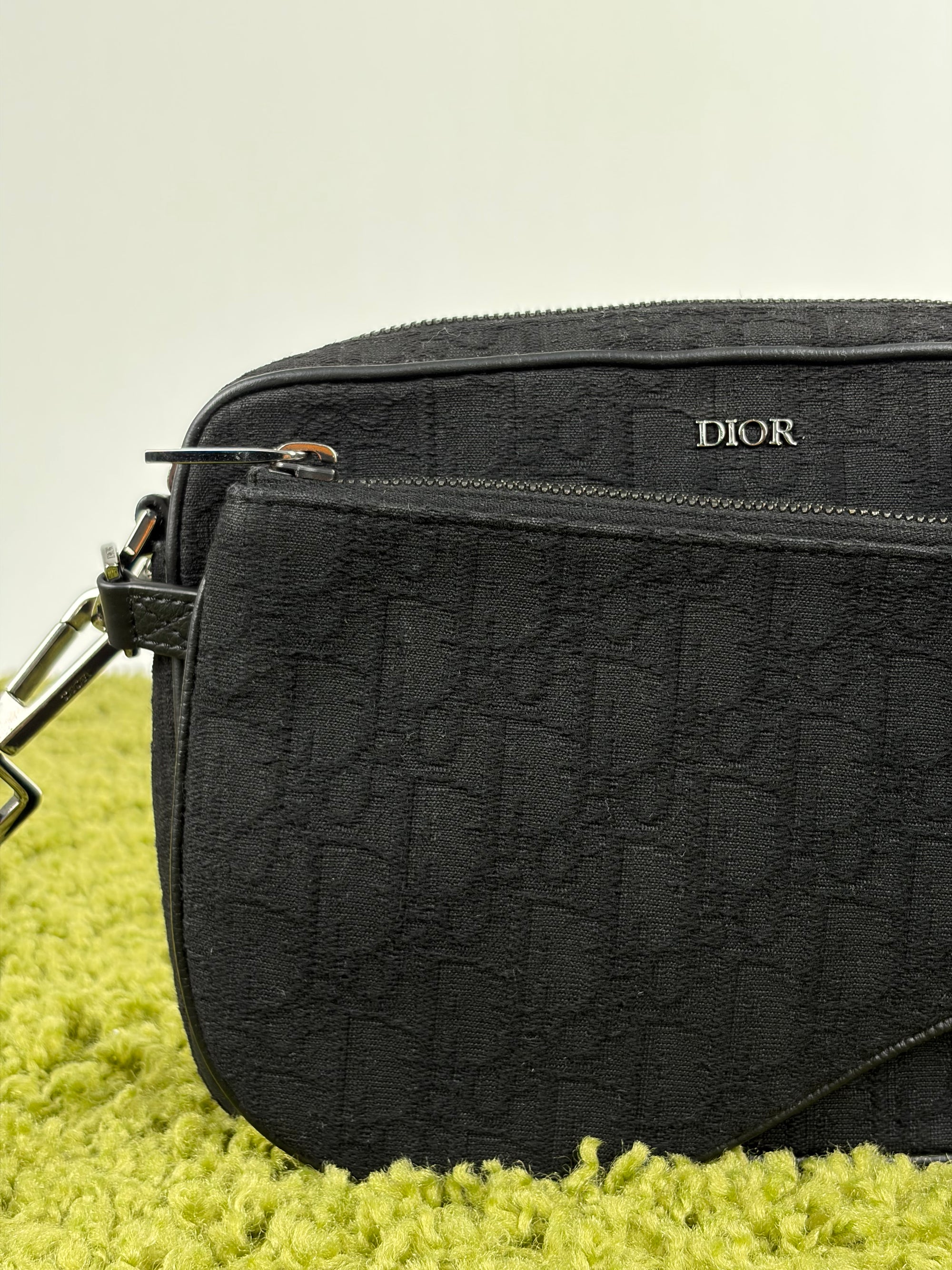 Borsello Dior monogram nero