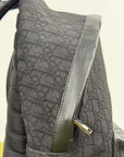 Zaino Ridere Oblique In Jacquard Christian Dior Nero
