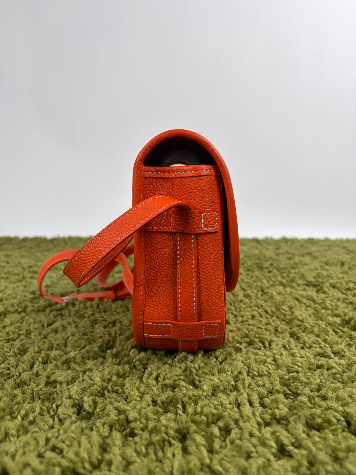 Borsa Goyard Belvedere PM in tela Goyardine Arancione