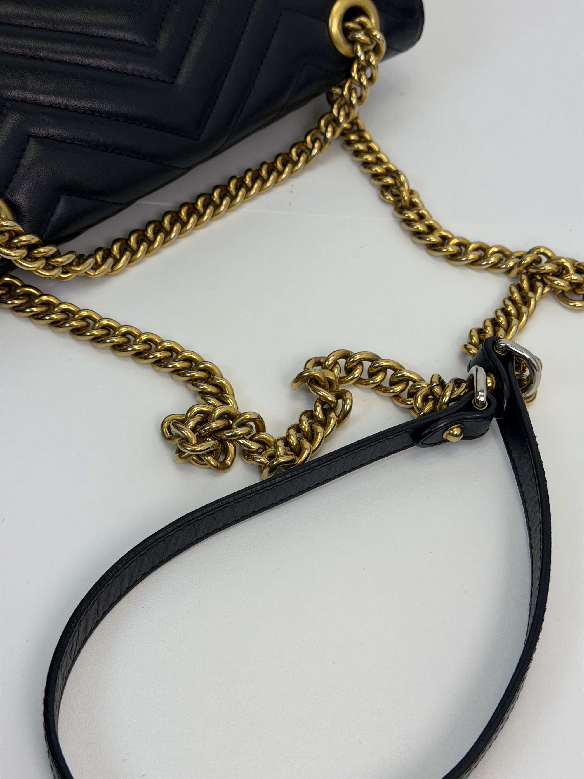 Gucci marmont misura media Nera