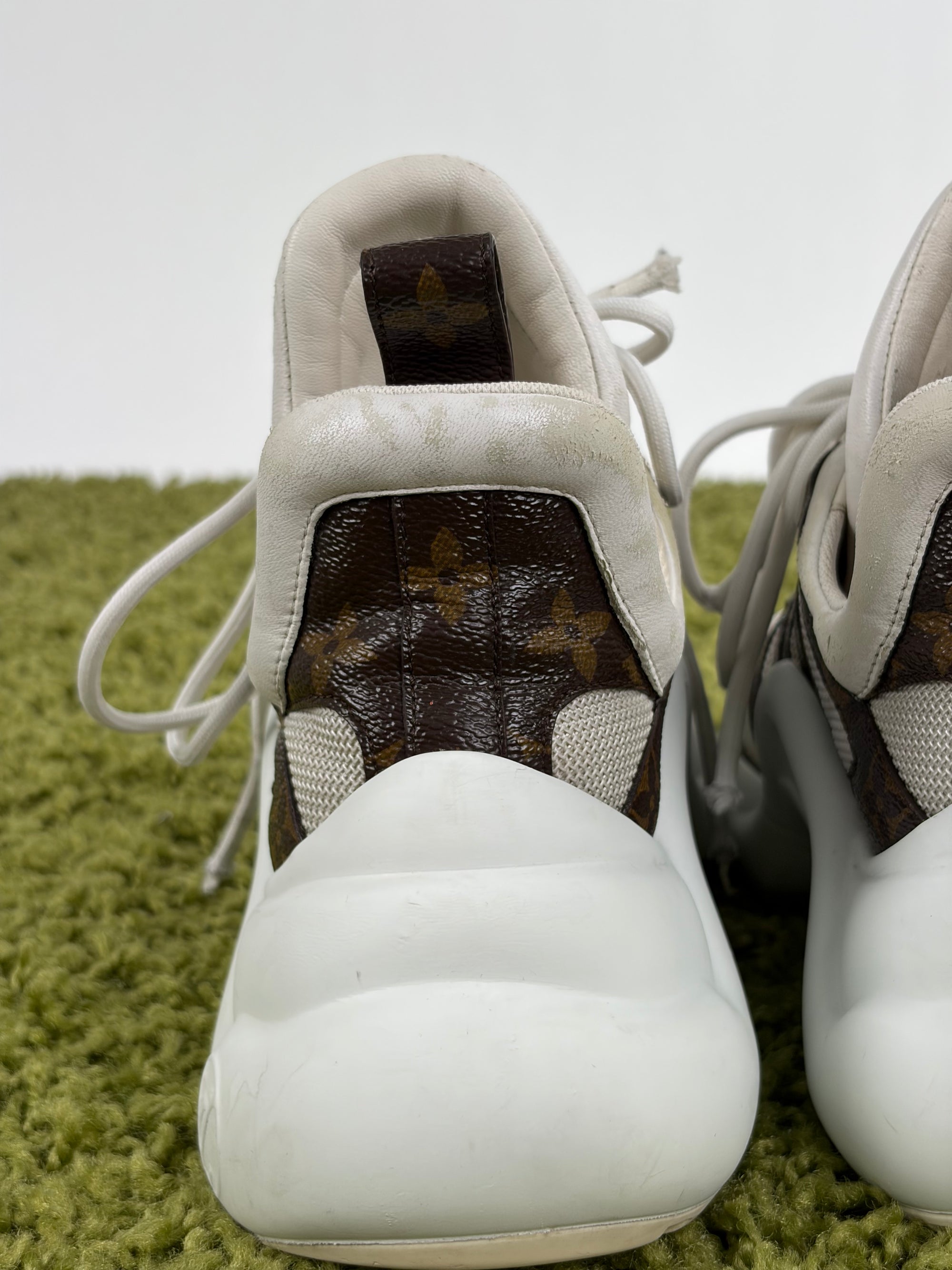Louis vuitton archlight Size 37 bianche e marroni