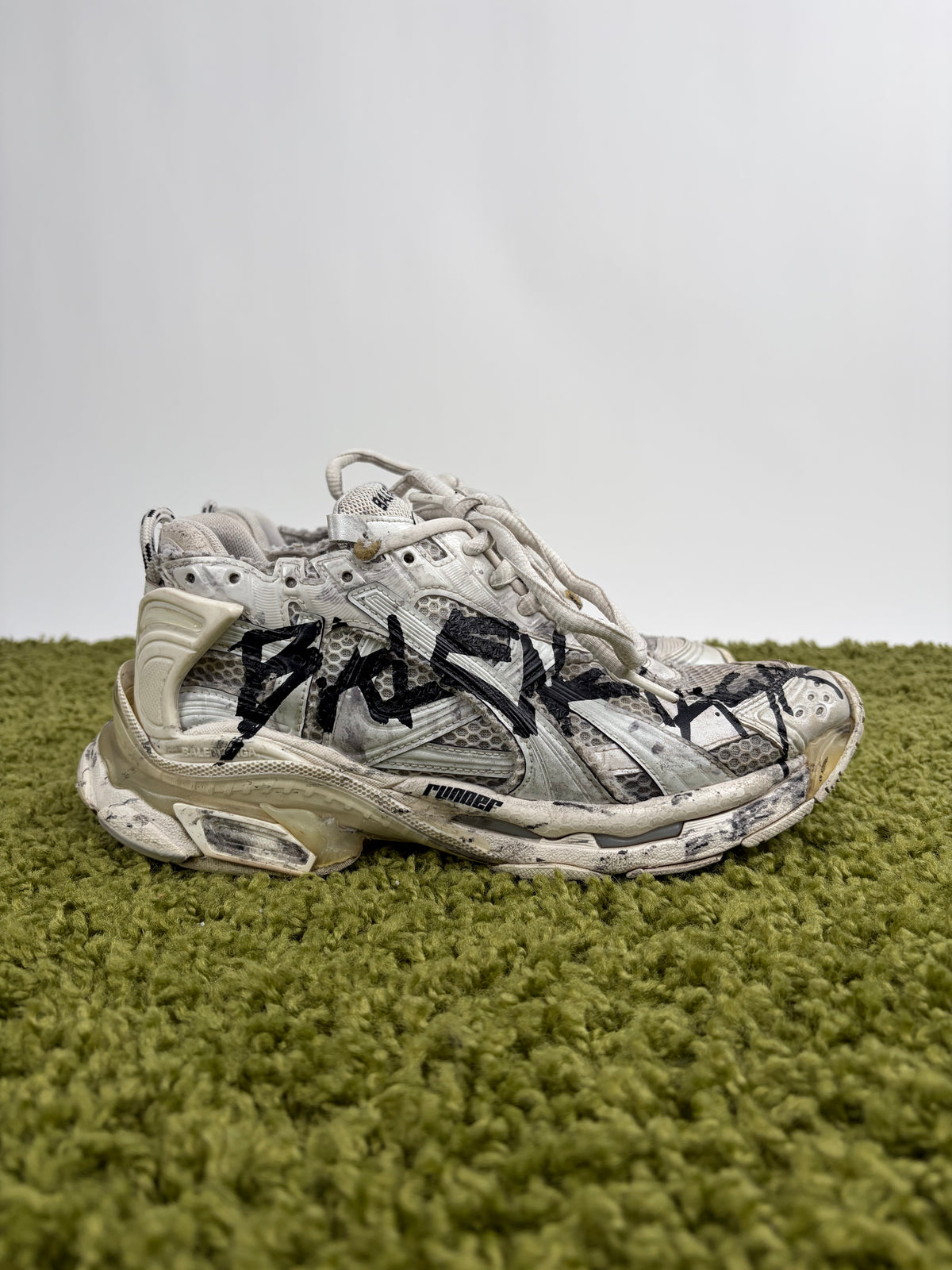 Balenciaga Runner Graffiti Grigio 40