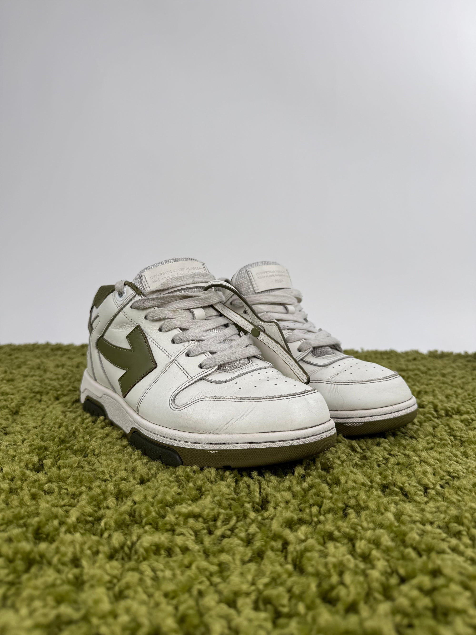 Off White Out Of Office bianche Verdi 40.5