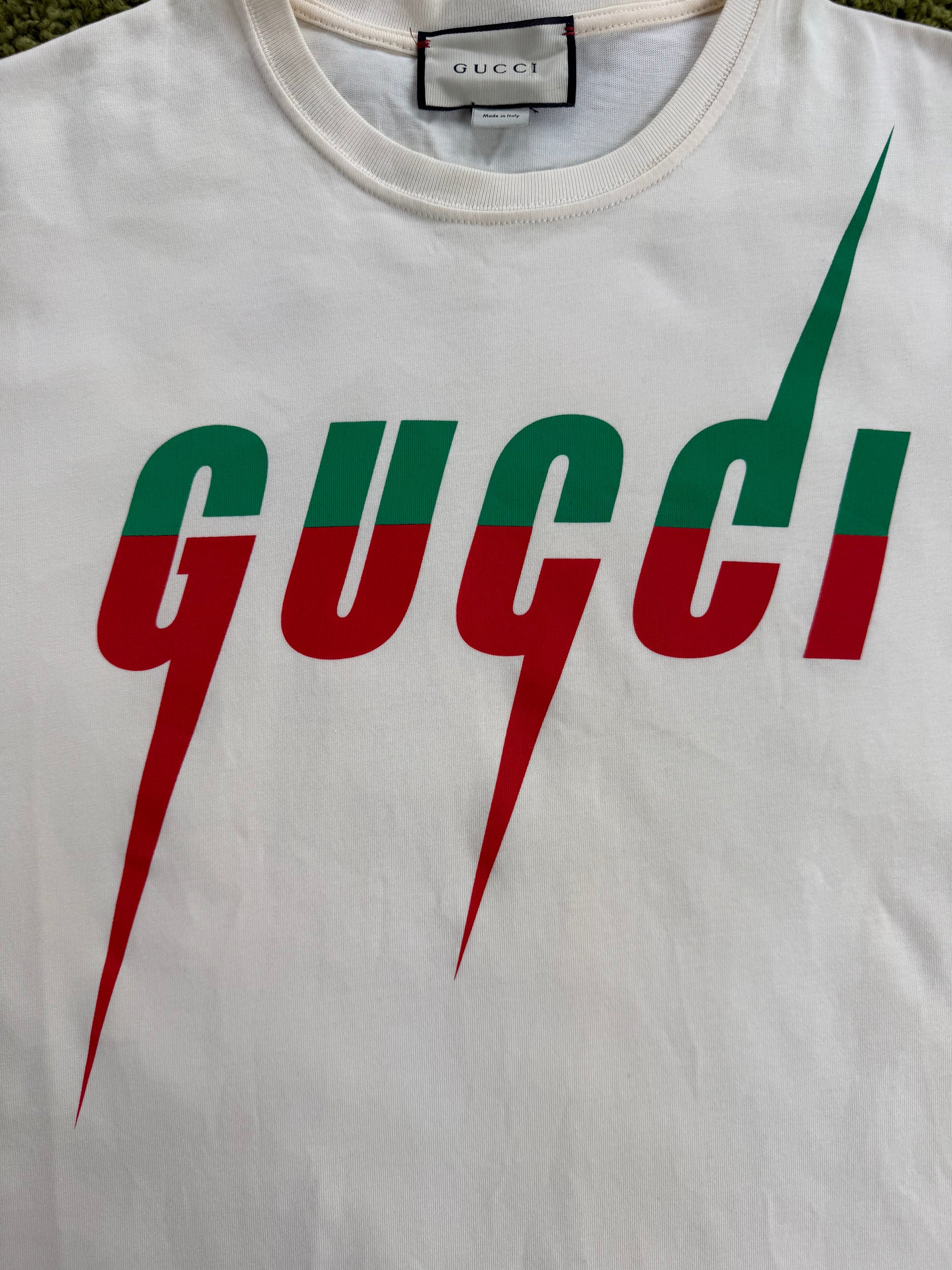 T-Shirt Gucci Blade Panna XXL