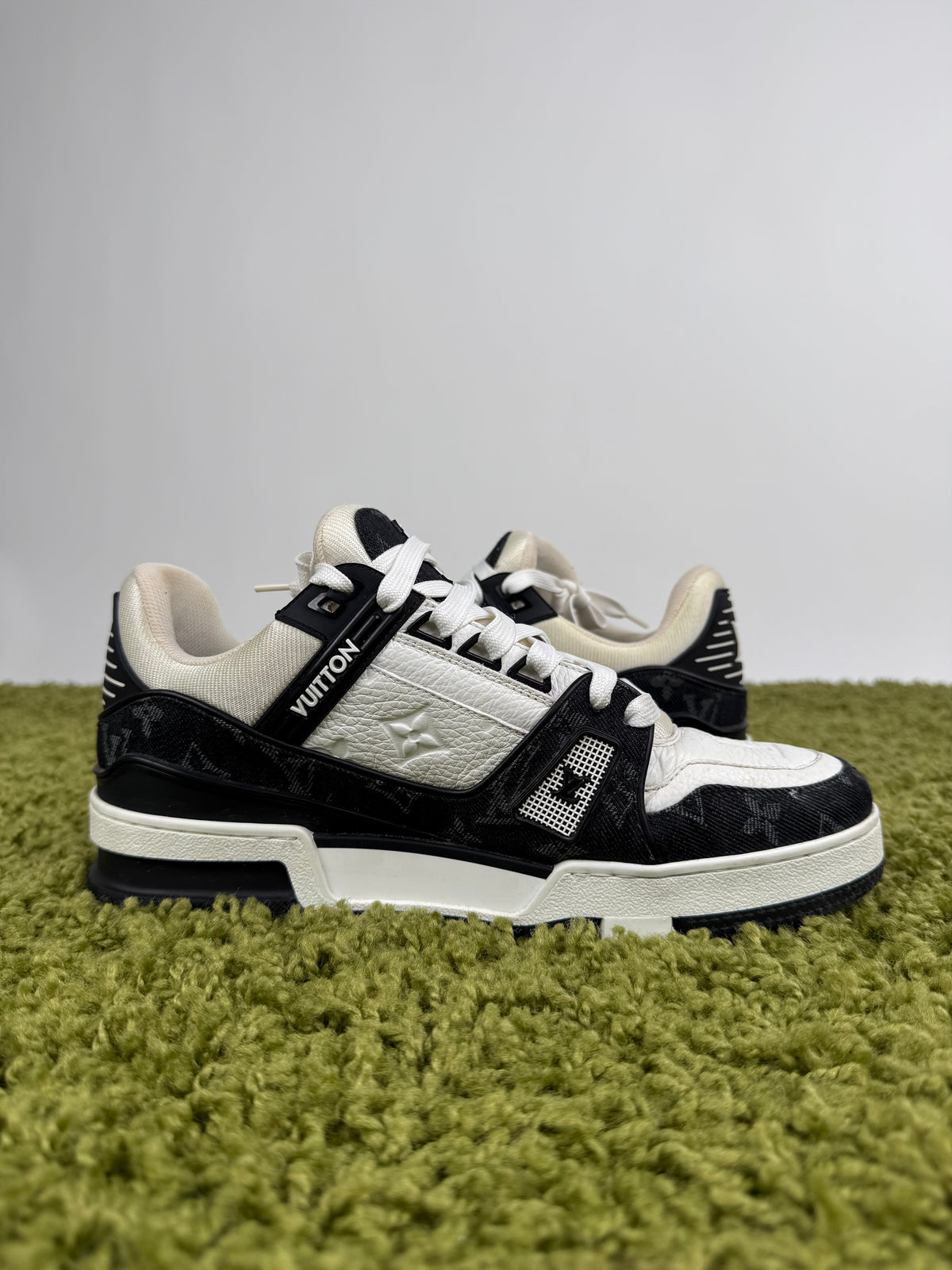 Louis Vuitton Trainer in denim Nero 6
