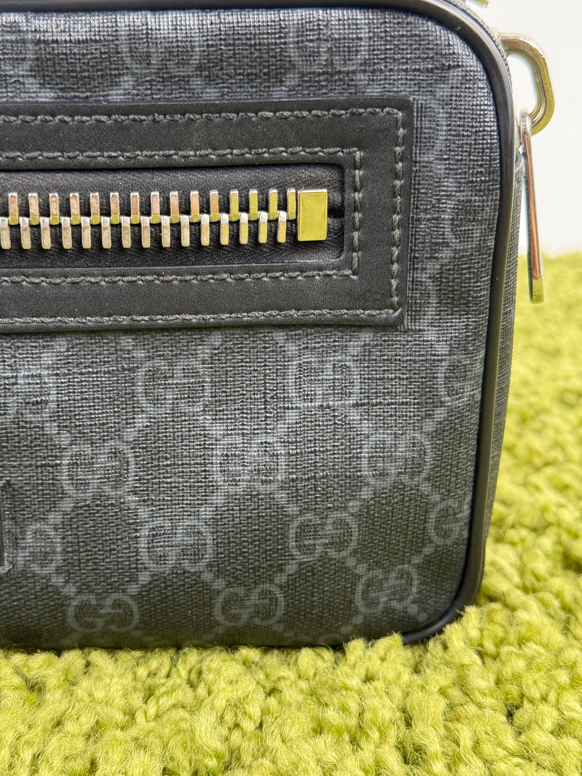 Marsupio soft supreme web strap Gucci Nero