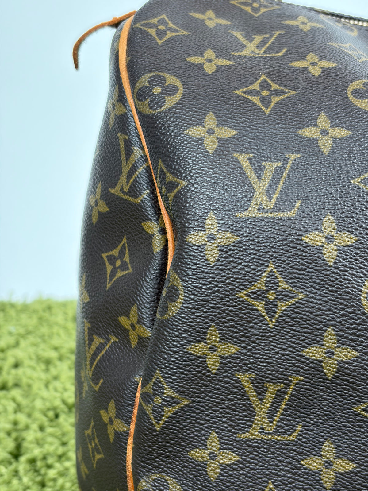 Borsone da viaggio Keepal Louis Vuitton Marrone