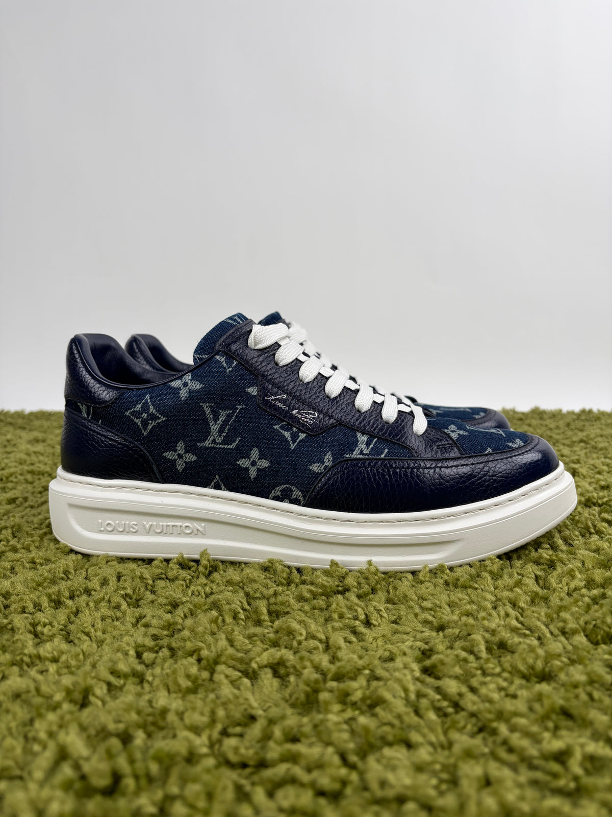 Louis Vuitton Beverly Hills In Denim Blu 8