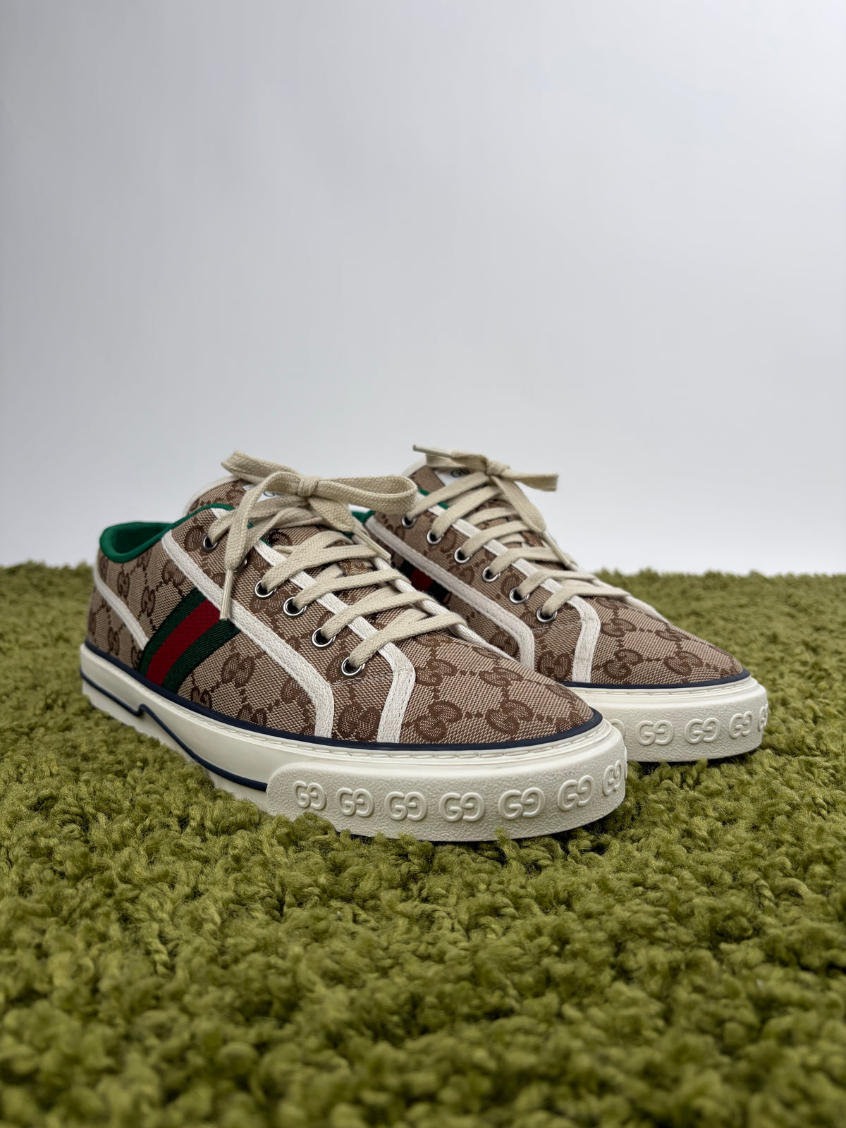 Gucci Tennis Beige Low 9+ - Second Hand Di Fiore