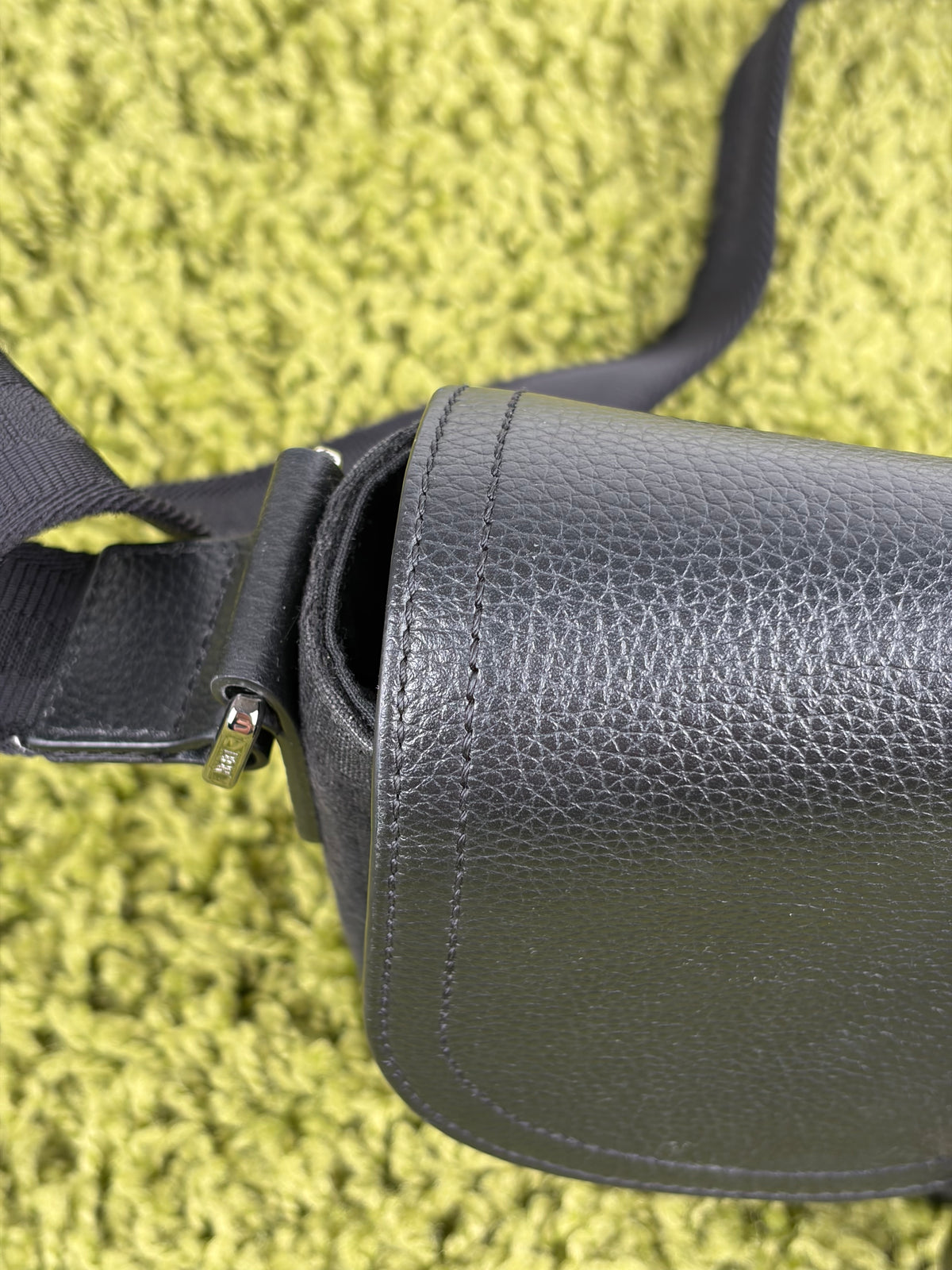 Borsa a tracolla mini saddle Christian Dior Nera