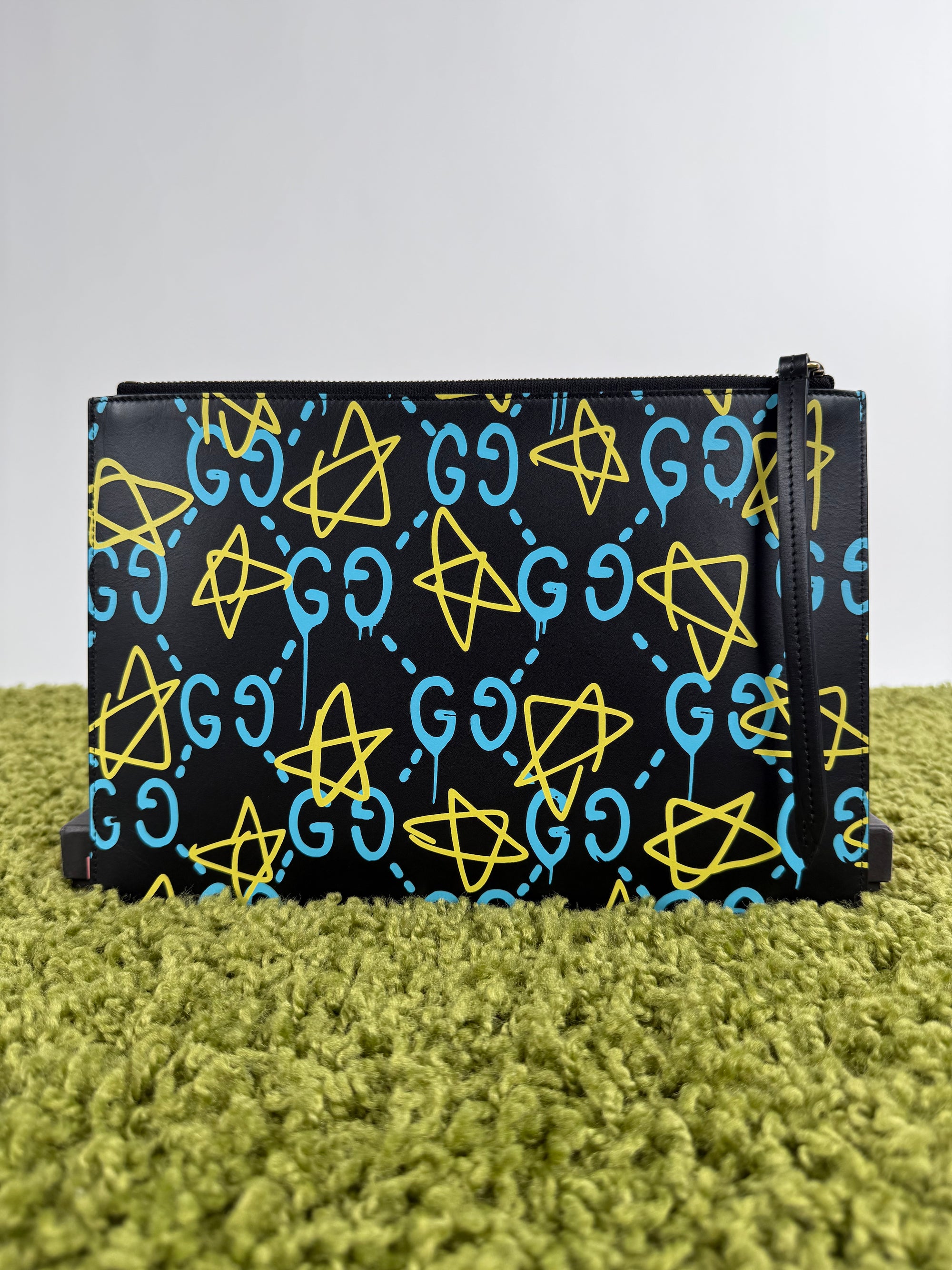 Pochette GucciGhost Nera Multicolor