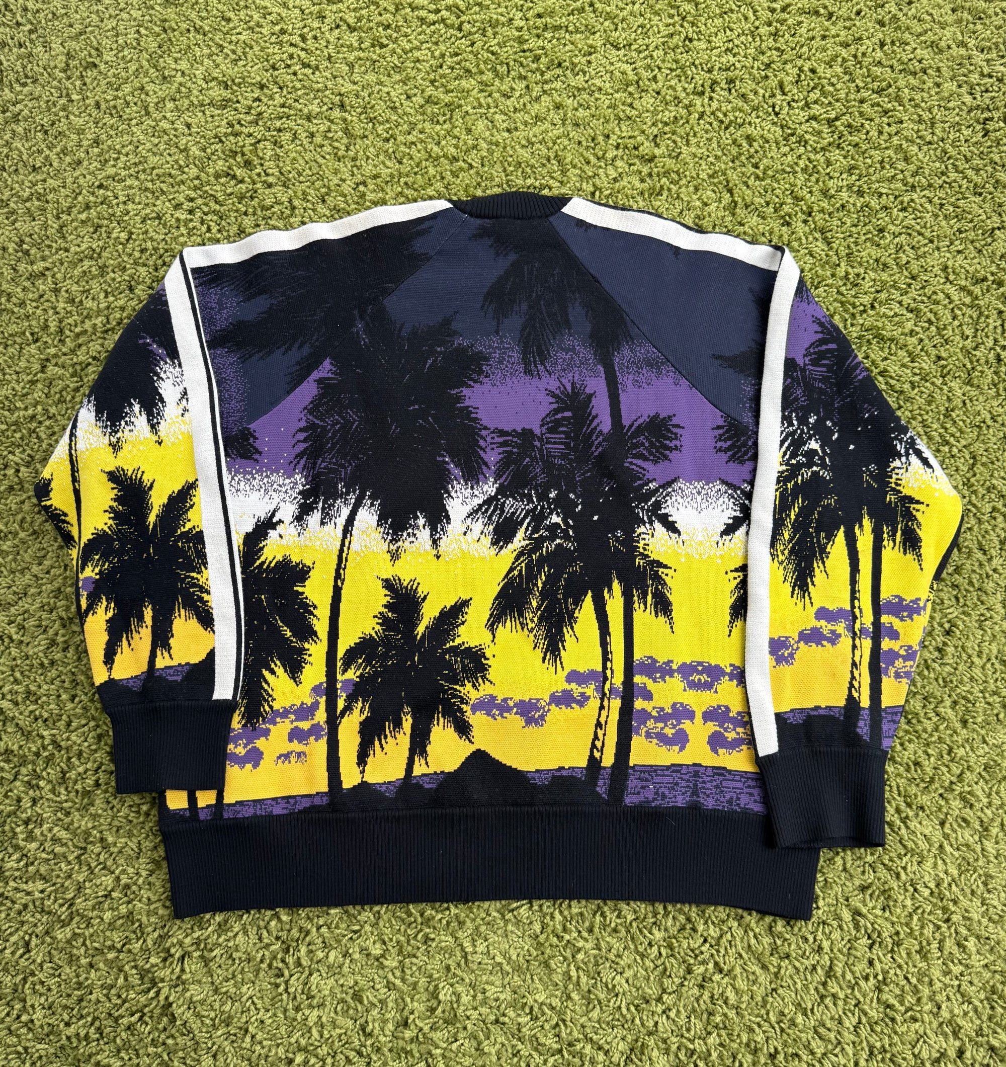 Felpa Sunset Palm Angels Nera Multicolor L
