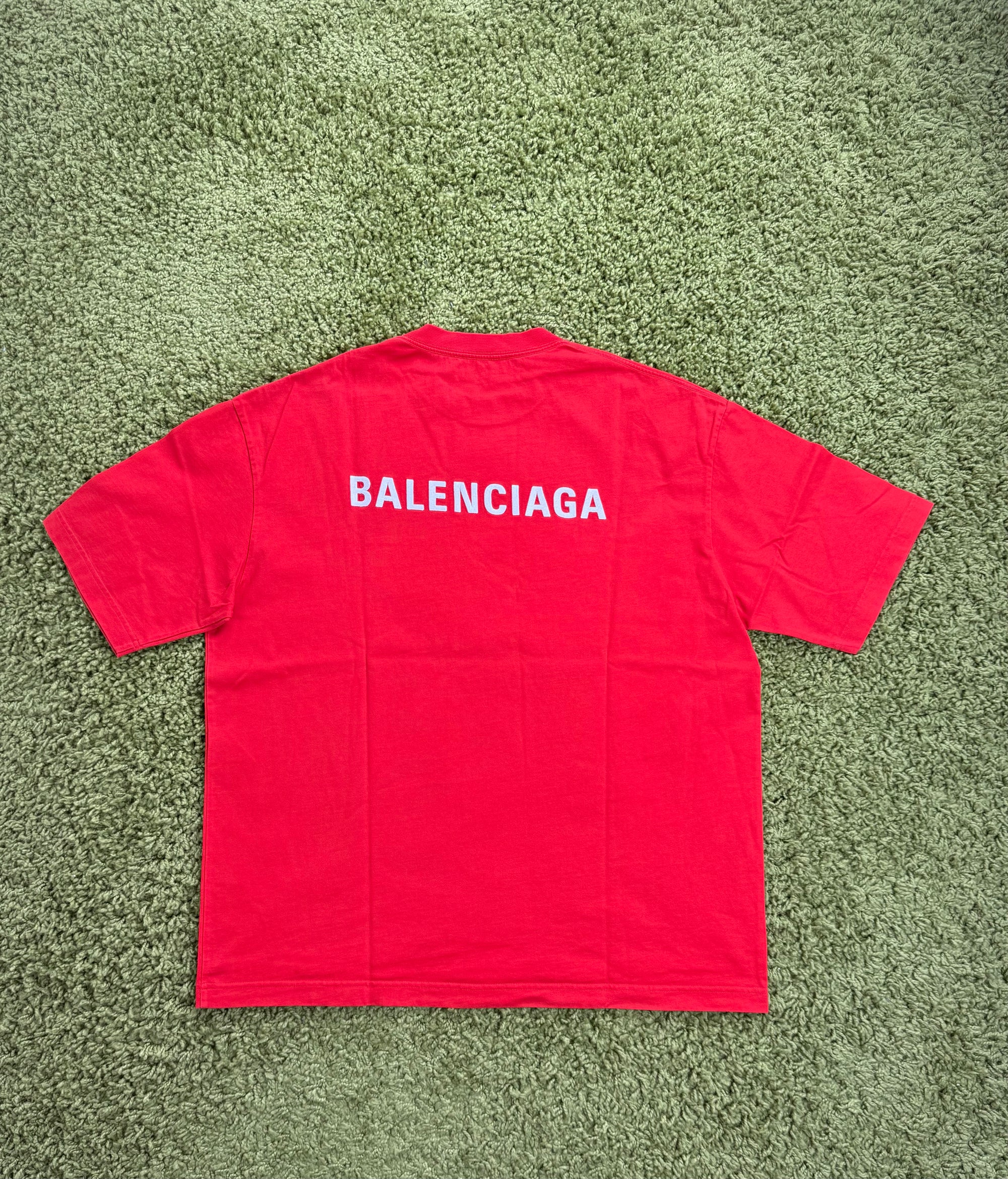 T-Shirt Rossa Balenciaga XL