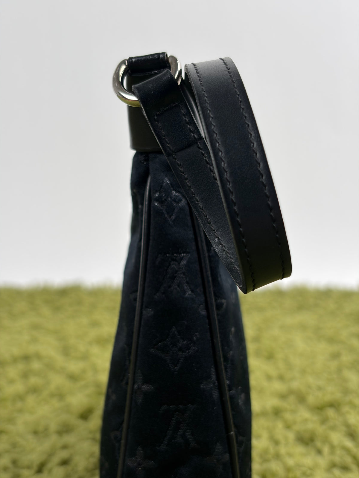 Borsa Louis Vuitton Satin Mini Boulogne Nera